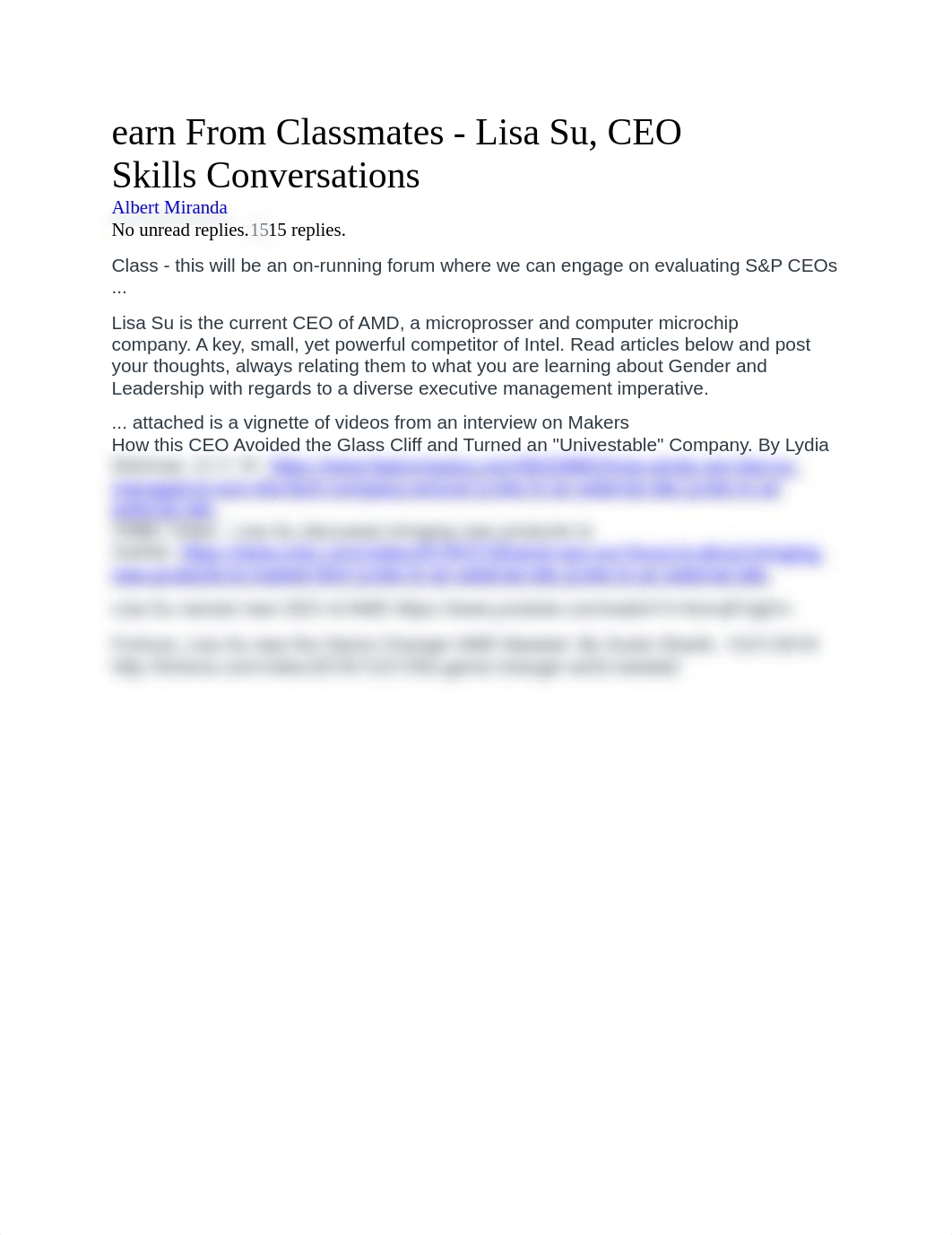 Discussion Topic Learn from Classmates  - Lisa Su, CEO Skills Conversations.pdf_ddhe7o38o43_page1