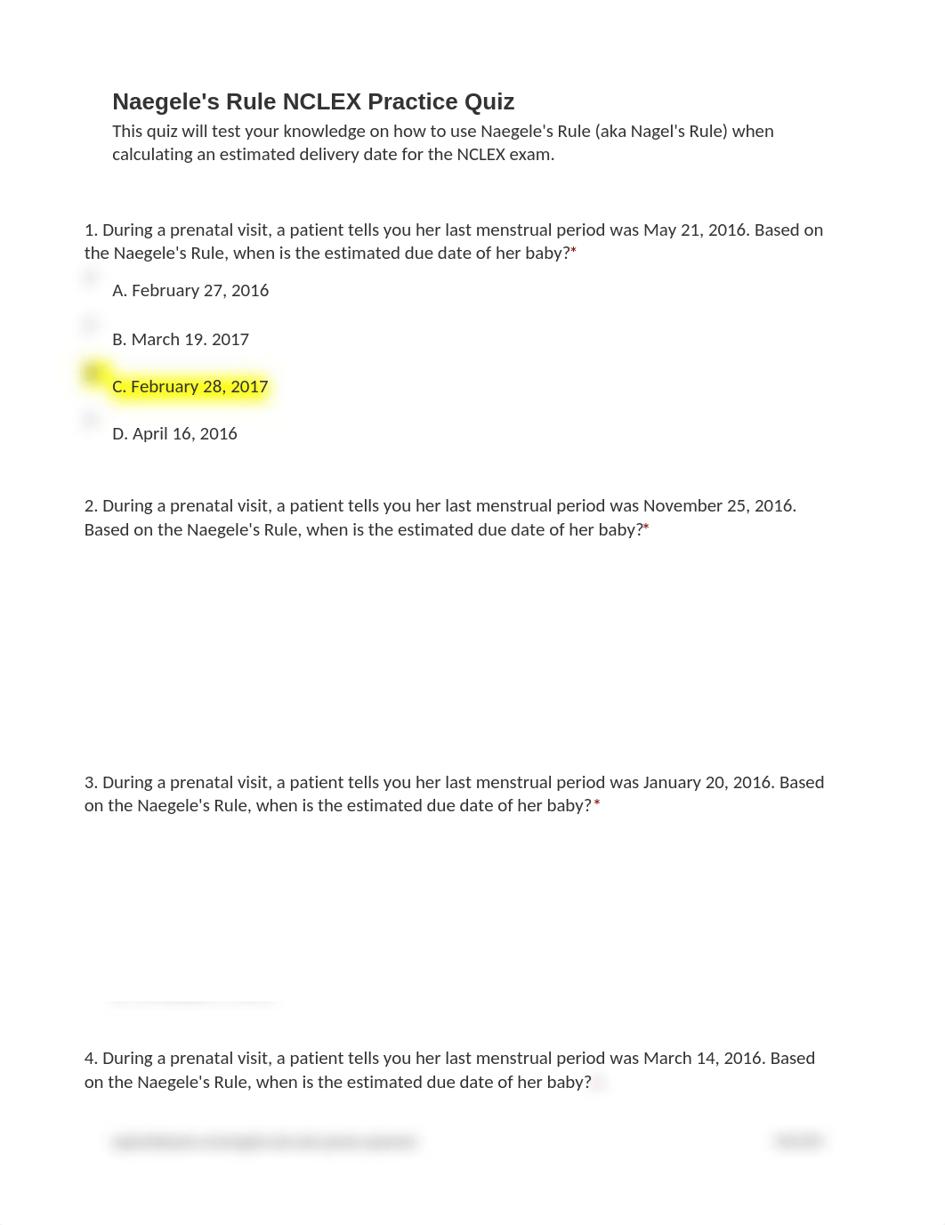 Naegele's Rule Practice QUESTIONS.docx_ddhkl33lv3l_page1