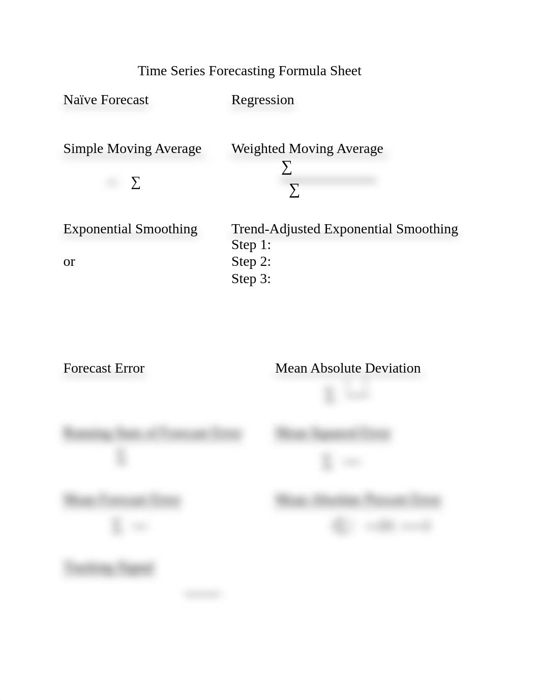 Time Series Forecasting Formula Sheet_ddhzb6r8gbt_page1