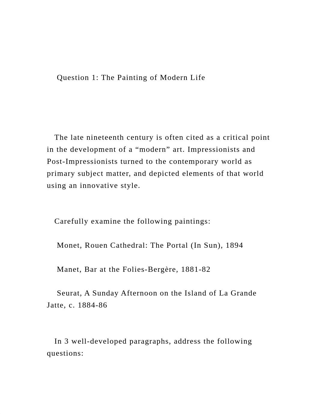 Question 1 The Painting of Modern Life      The late.docx_ddi8lapjaot_page2