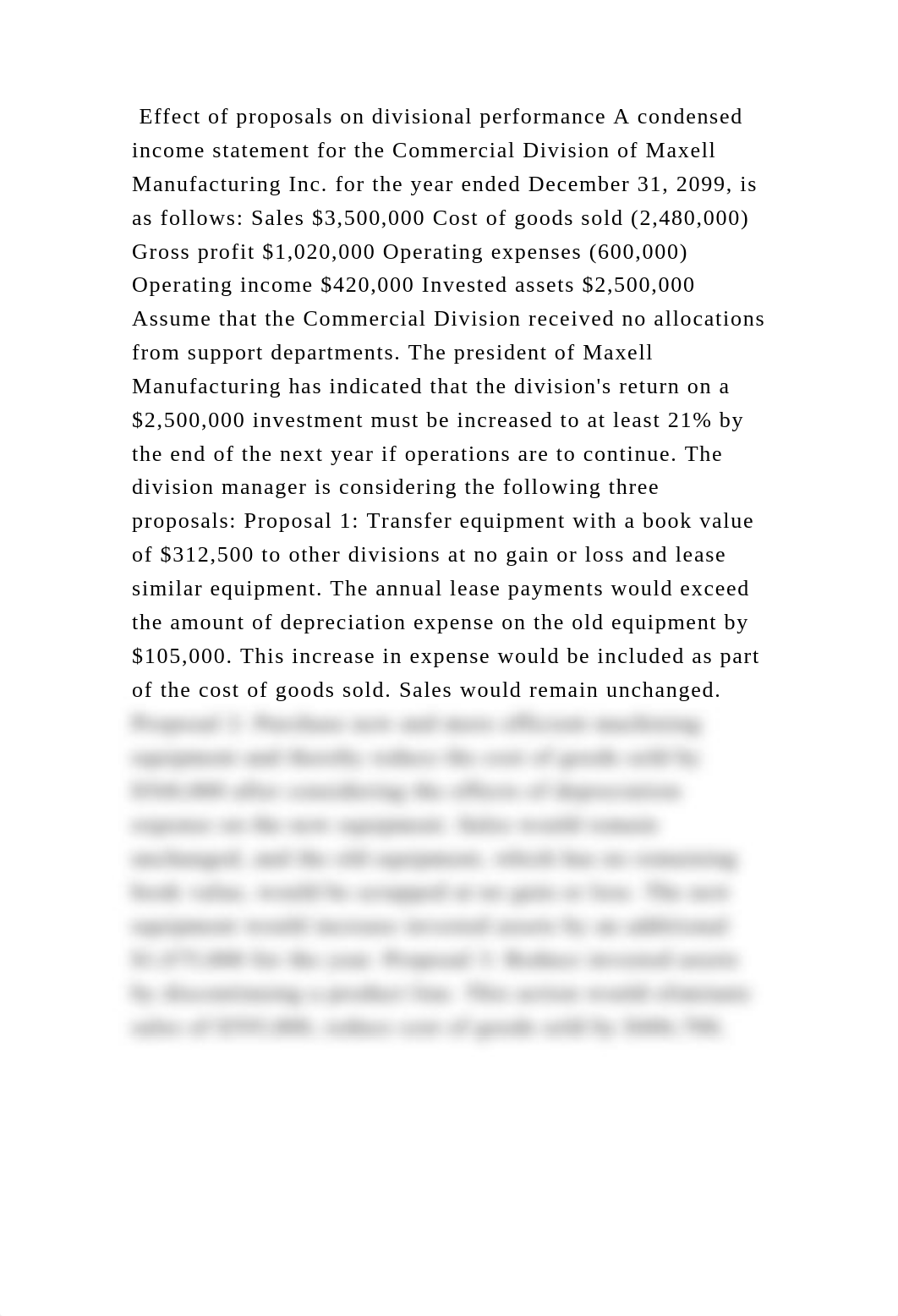 Effect of proposals on divisional performance A condensed income stat.docx_ddigmg7oqcu_page2