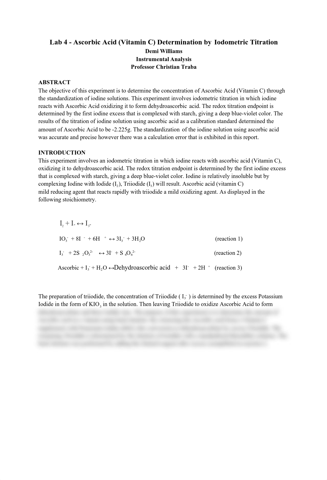 Lab 4 - Iodometric Titration of Vitamin C.pdf_ddipi7d7ep9_page1