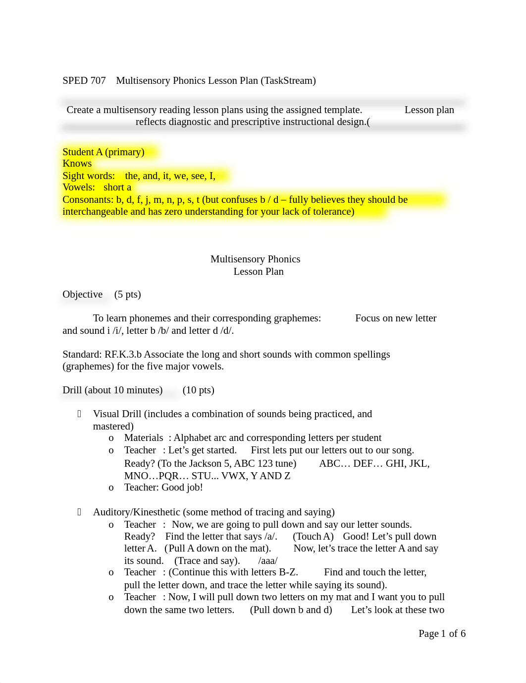 SPED 707  Multisensory Phonics Lesson Plan aubrey heier(1).docx_dditybpqdn6_page1