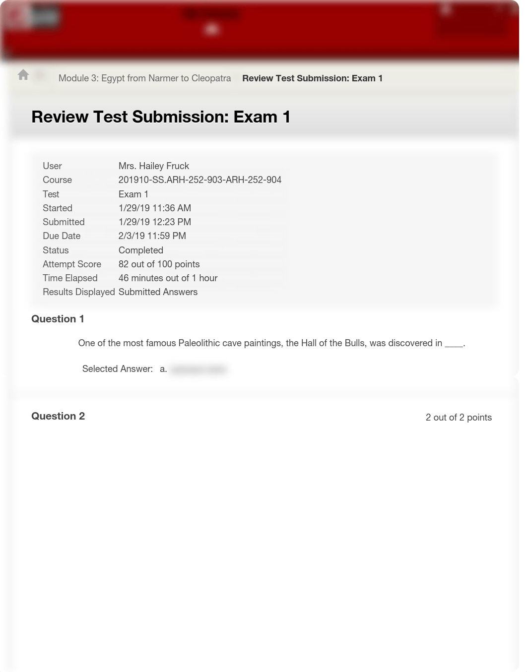 Review Test Submission: Exam 1 - 201910-ARH-252-904.pdf_ddj1hkfsc5o_page1