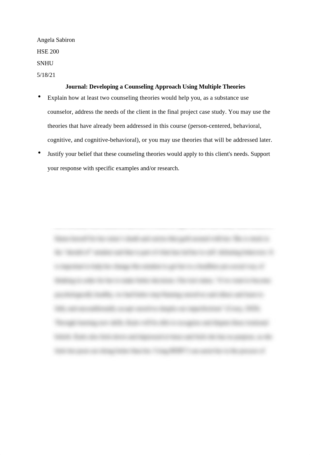 HSE 352 3-2 Journal Developing a Counseling Approach.docx_ddj71rej6d8_page1