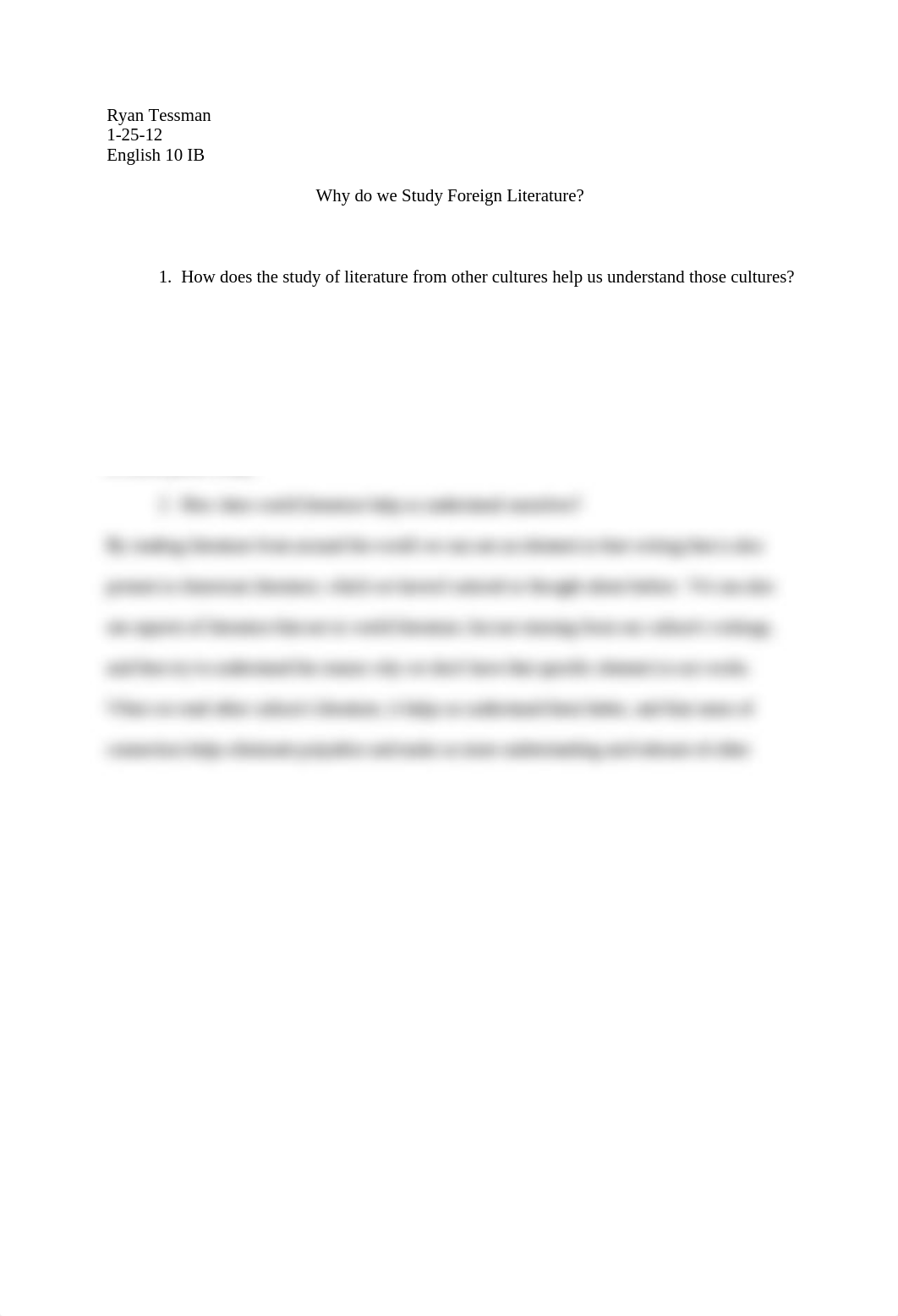 Essay on the Importance of Studying Foreign Literature_ddjcm7wxtib_page1