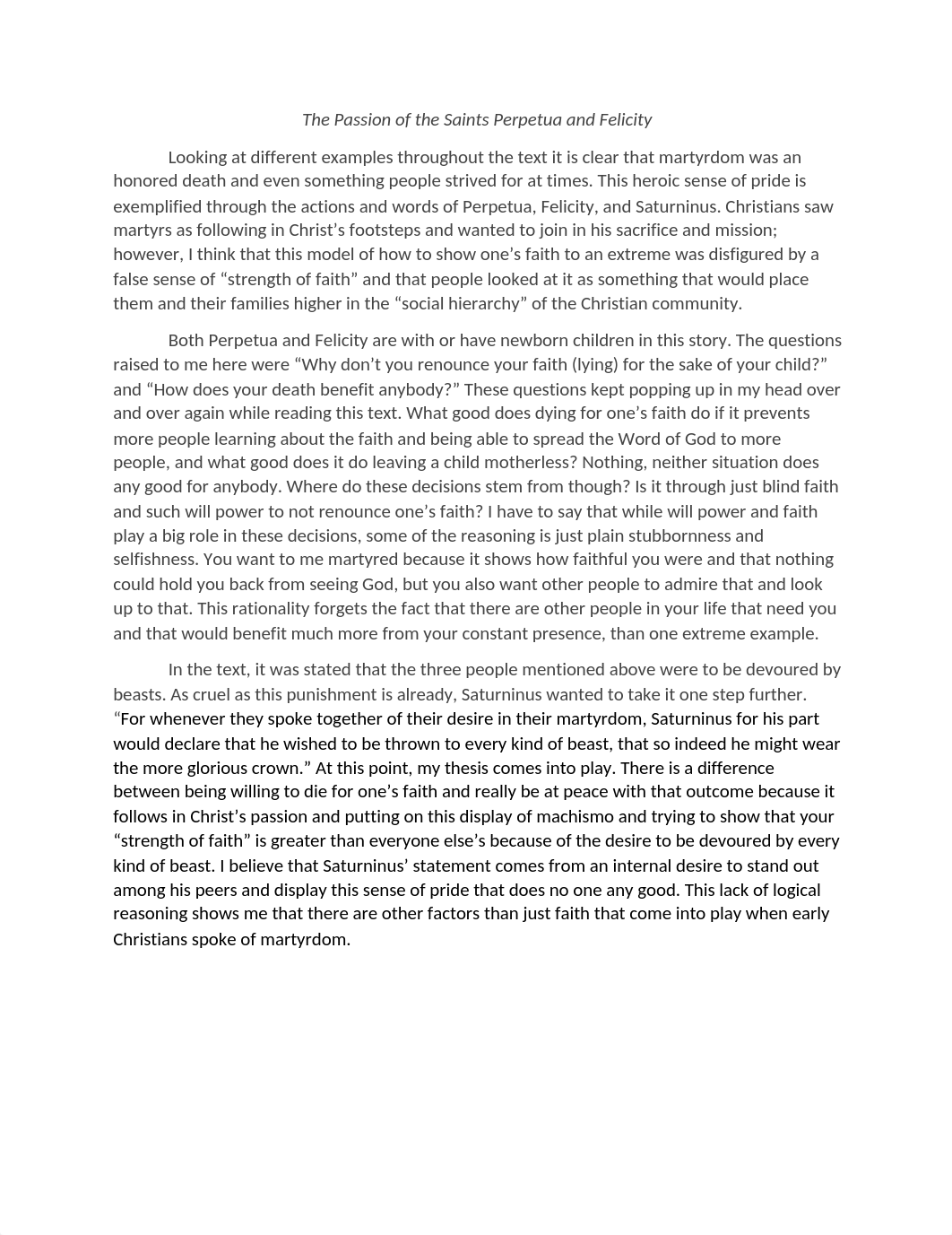 The Passion of the Saints Perpetua and Felicity ESSAY_ddjdc55f1sm_page1