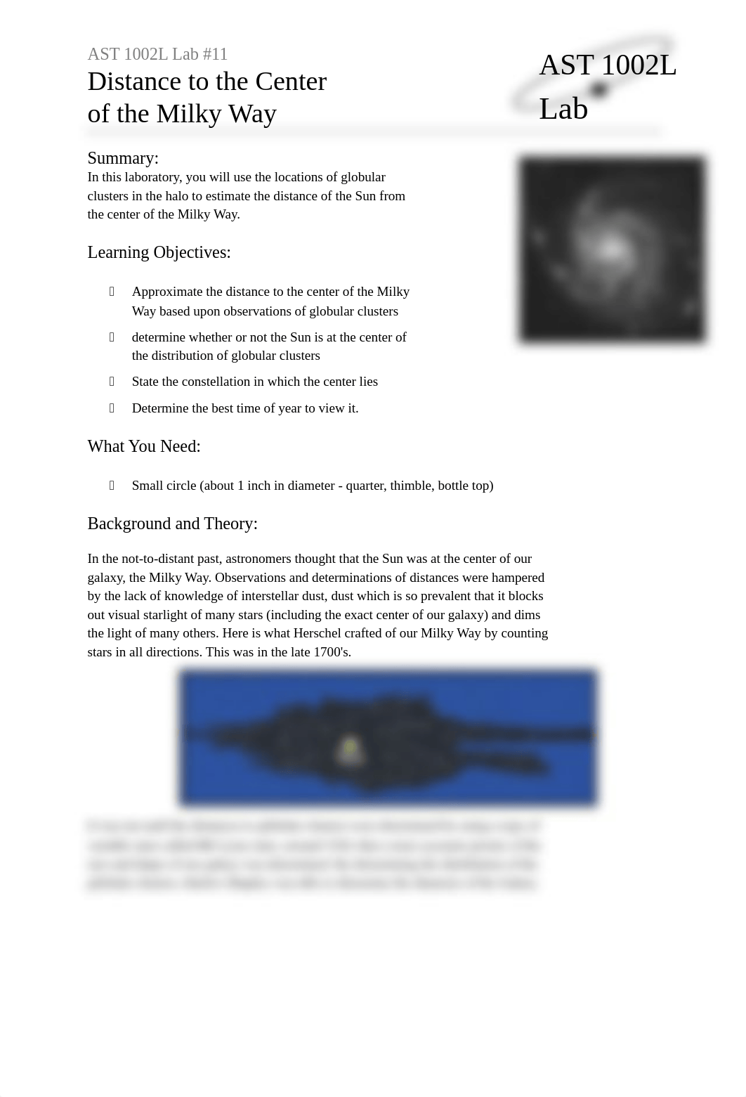 LAB 11 - Distance to the Center of the Milky Way.pdf_ddjdd8wpfcj_page1