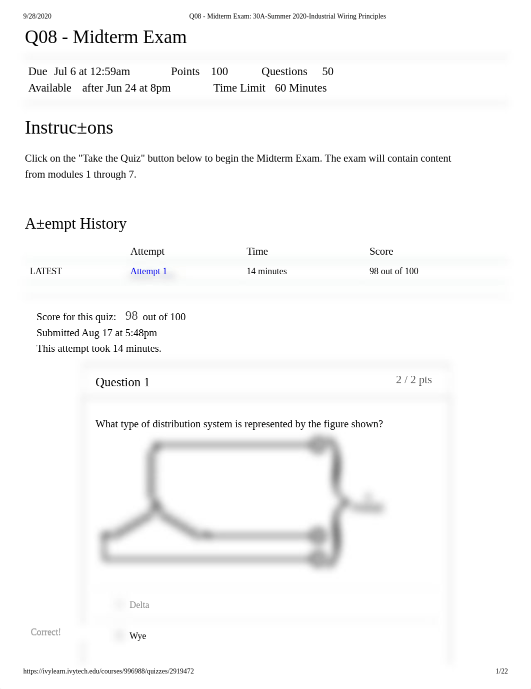 Q08 - Midterm Exam_ 30A-Summer 2020-Industrial Wiring Principles.pdf_ddjfew0xcuc_page1