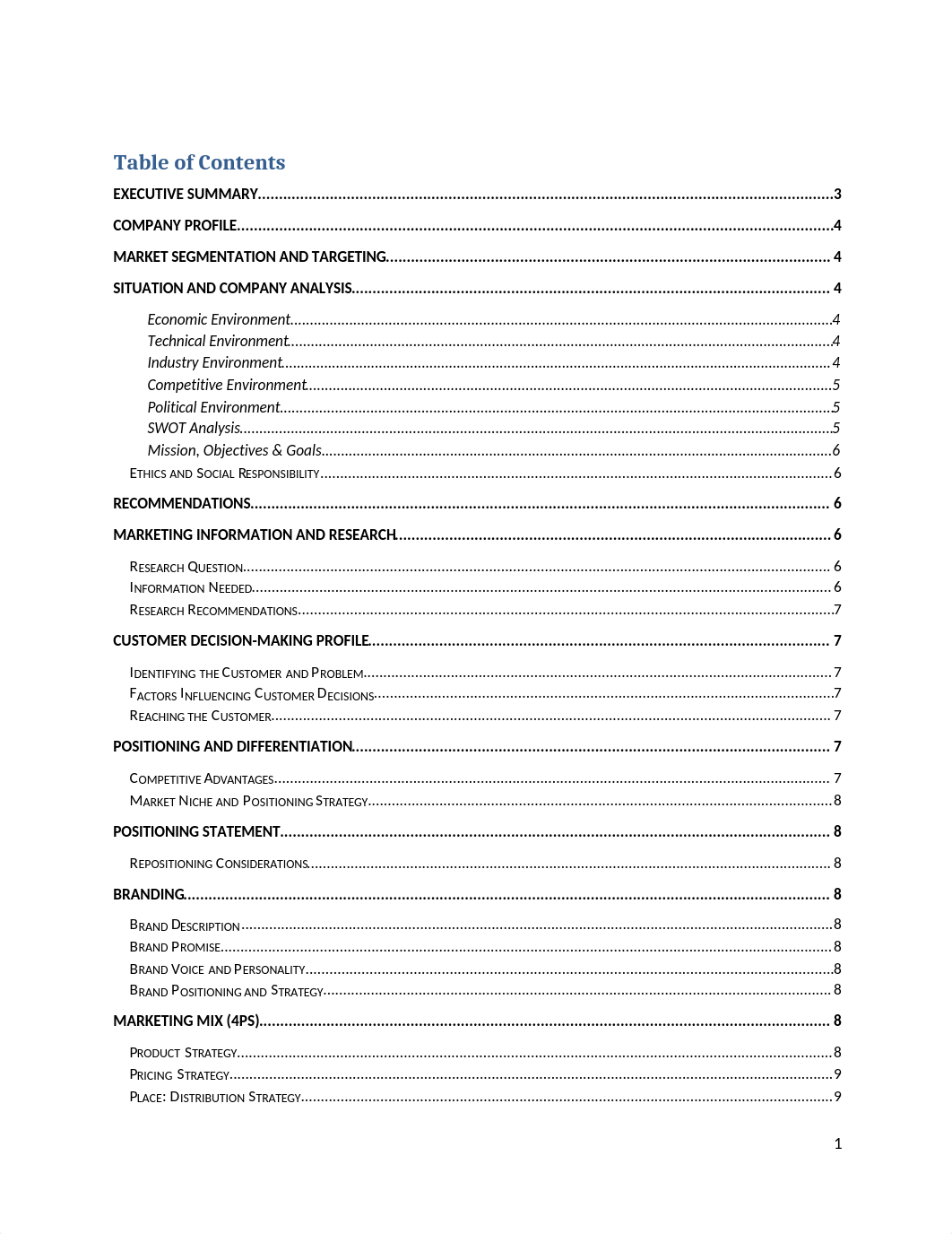 MNG 2003 - Marketing Plan Template.docx_ddjizs7s58z_page2