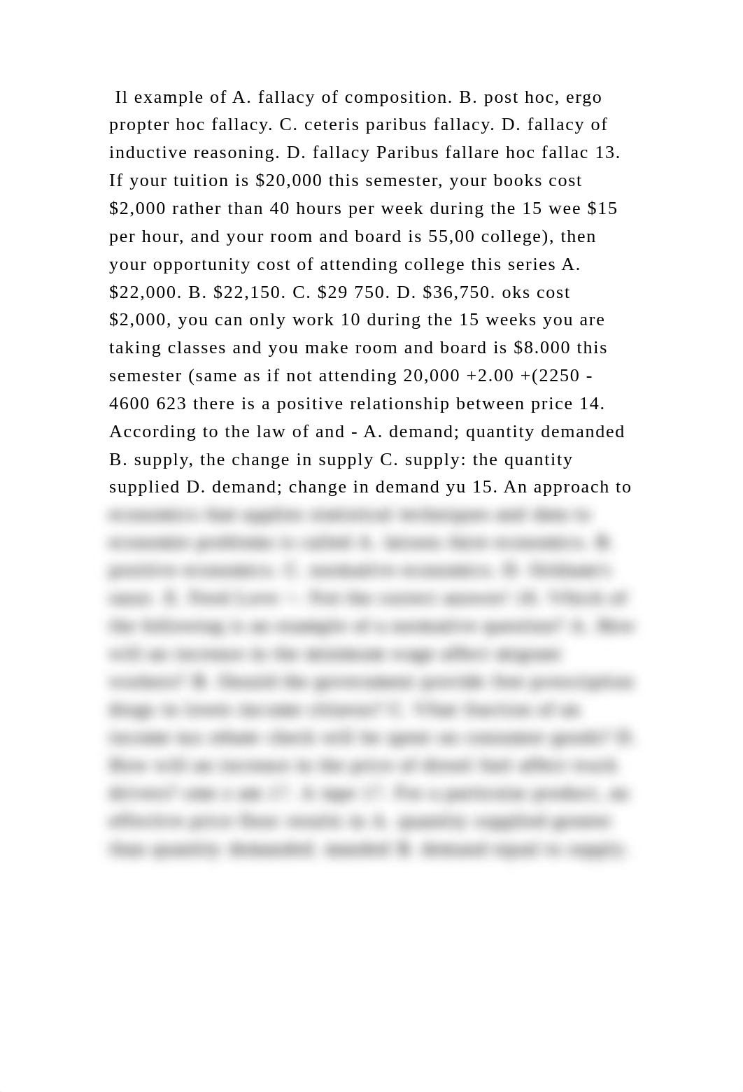 Il example of A. fallacy of composition. B. post hoc, ergo propter ho.docx_ddjn4jog45p_page2