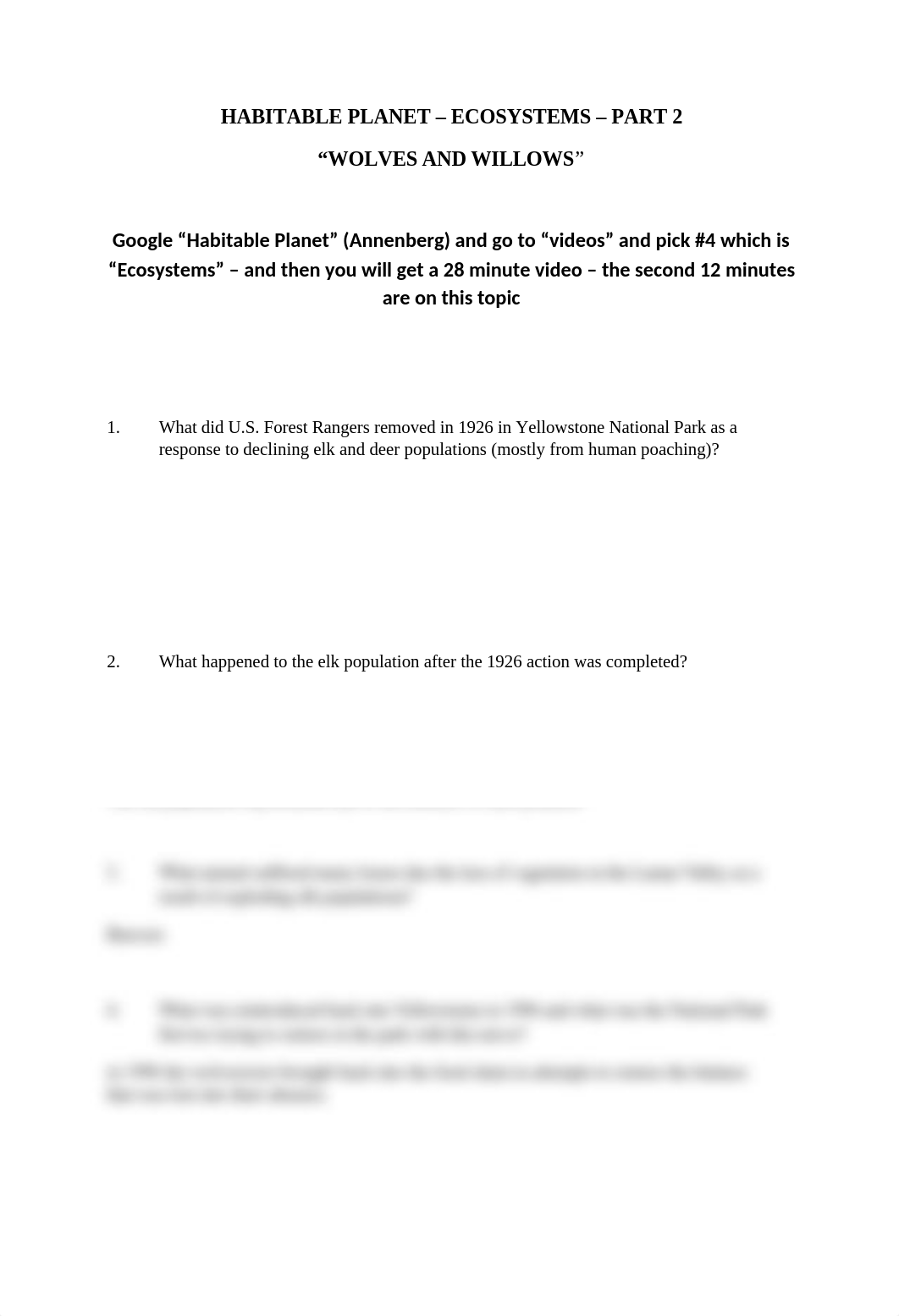 Assignment 5B - Wolves and Willows - Ecoystems Part 2 - Habitable Planet -  (1).docx_ddjo95ekioi_page1