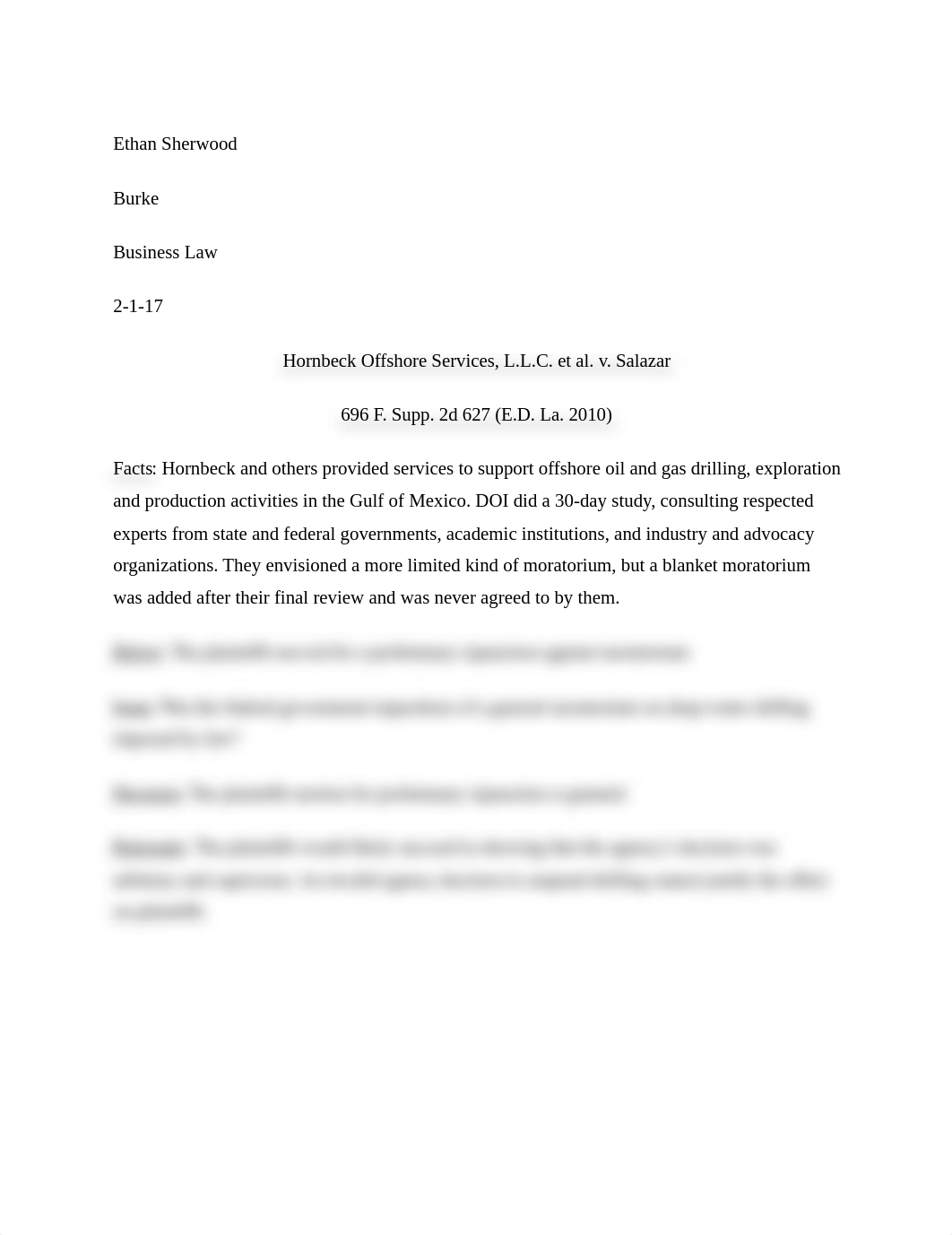 Hornbeck Offshore Services, L.L.C. et al. v. Salazar .docx_ddjvbntvmhh_page1