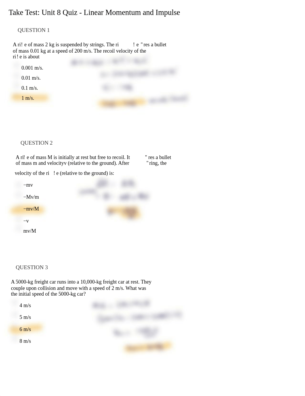 Unit 8 Quiz - Linear Momentum and Impulse.pdf_ddjw3pdwoo8_page1