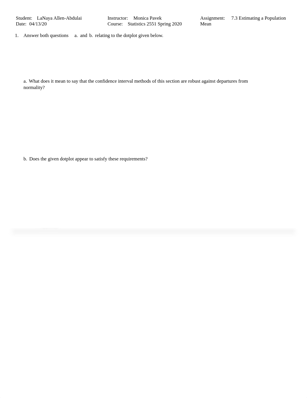 7.3 Estimating a Population Mean-LaNaya Allen-Abdulai.pdf_ddk06fvzp30_page1