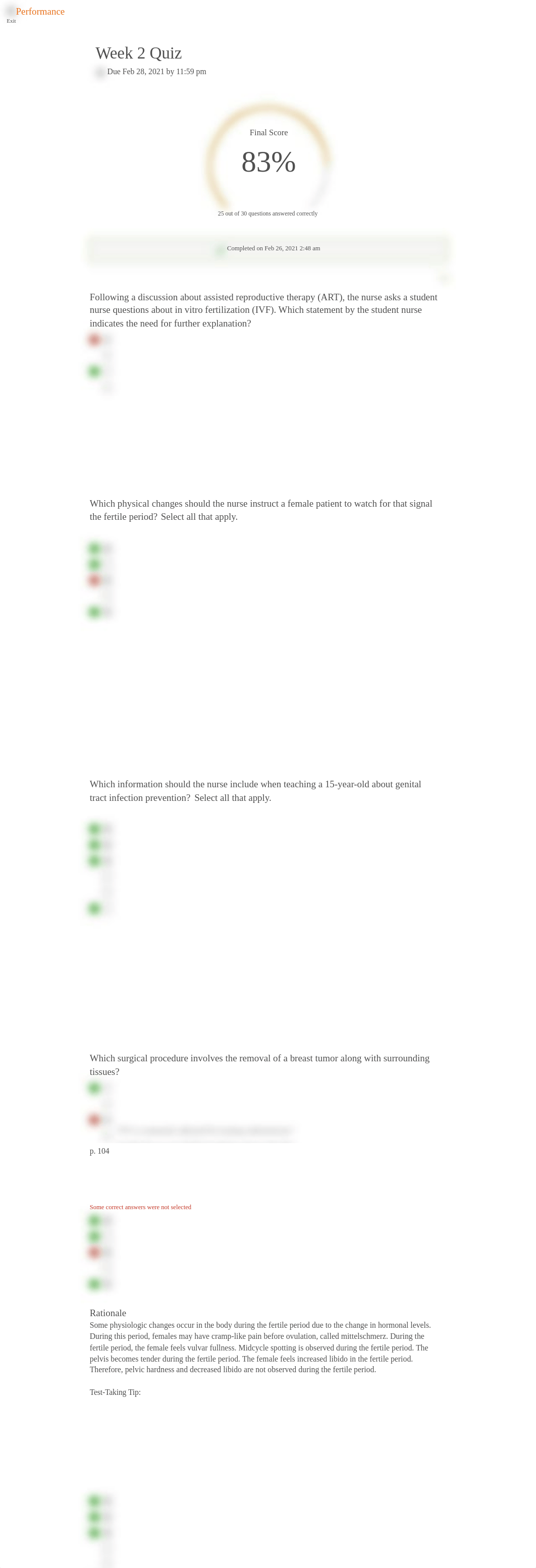 Elsevier Adaptive Quizzing - Quiz performance.pdf_ddkf22hoy6v_page1