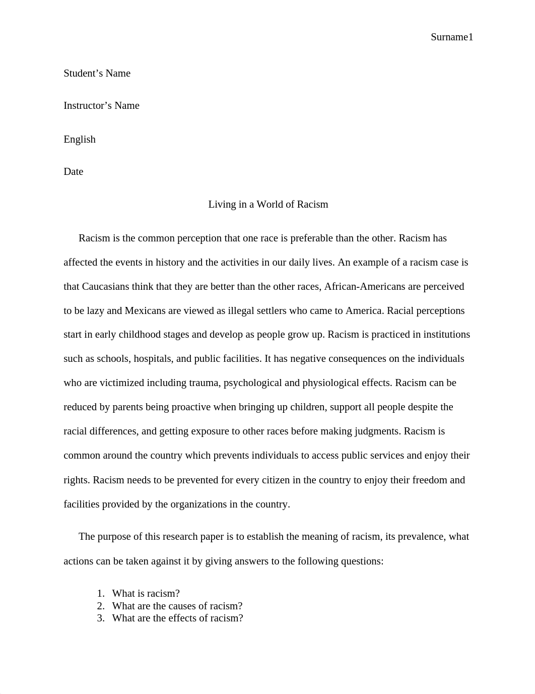 ESSAY-LIVING IN A WORLD OF RACISM.docx_ddkm1bvqpoj_page1