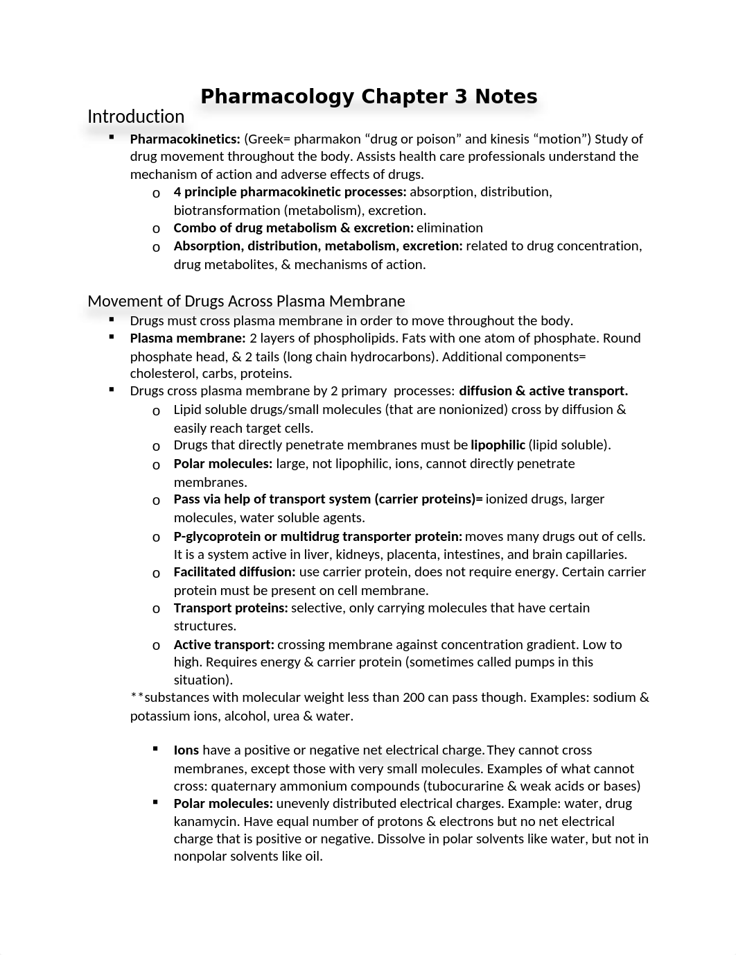 Pharmacology Chapter 3 Notes.docx_ddkobbn8gvv_page1