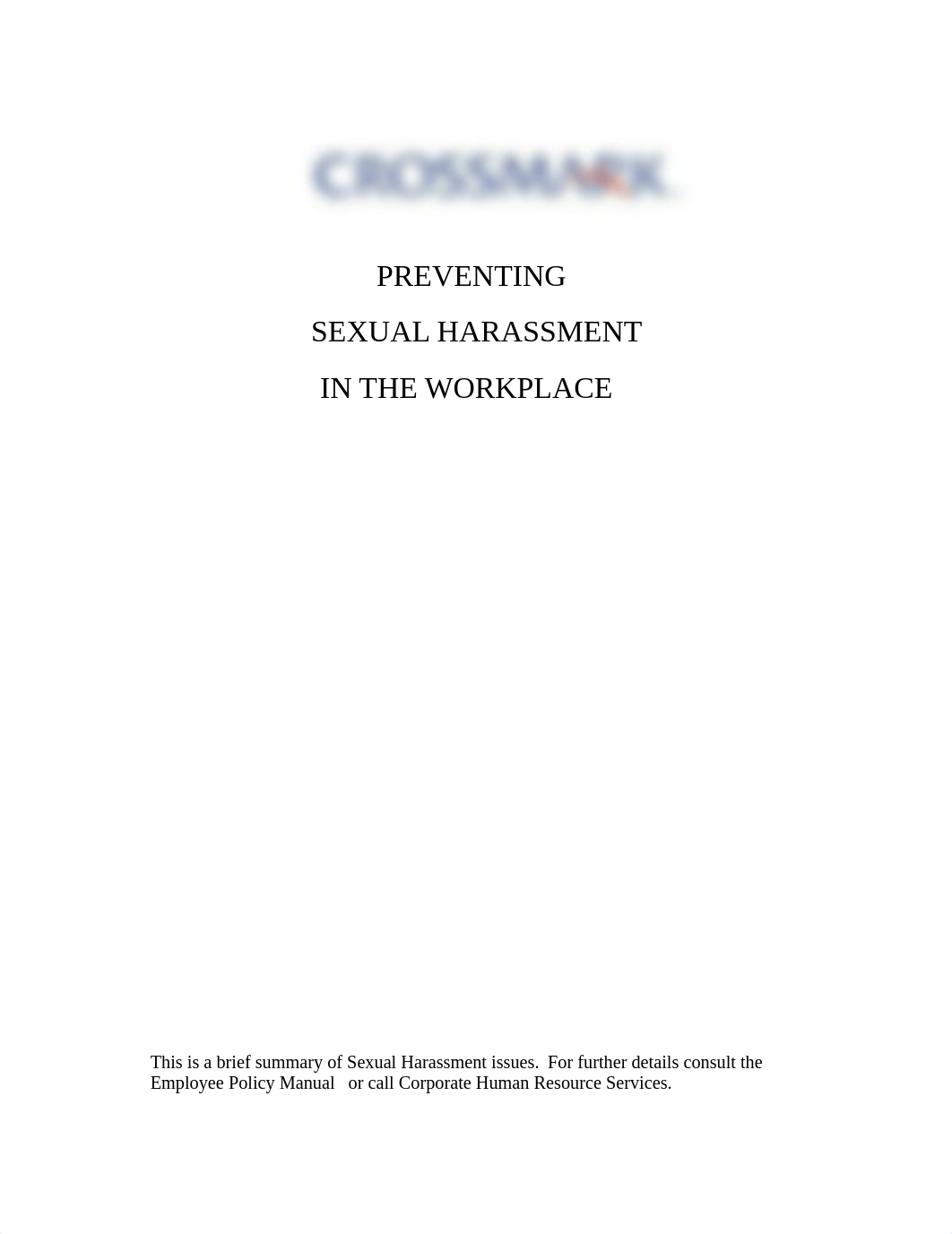 PREVENTING  SEXUAL HARASSMENT  IN THE WORKPLACE  .pdf_ddku9m07is7_page1