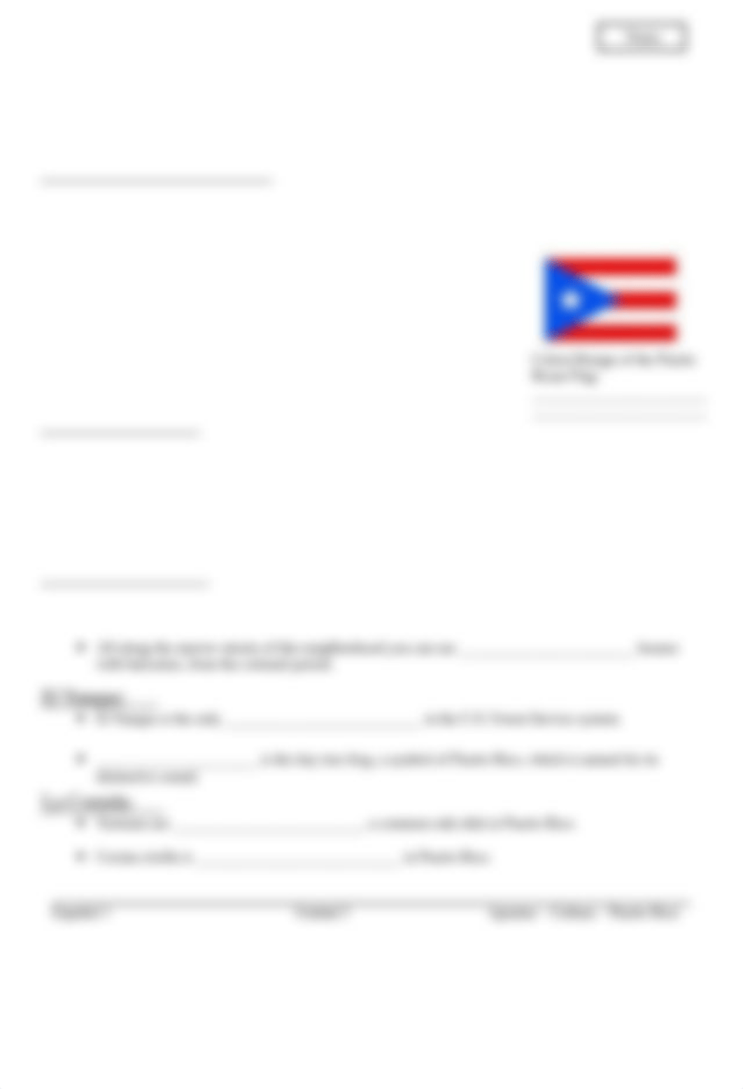 SPA1 - Unidad 3 - Notes Sheet - Cultural Notes of Puerto Rico.docx_ddkwfugf3qv_page1