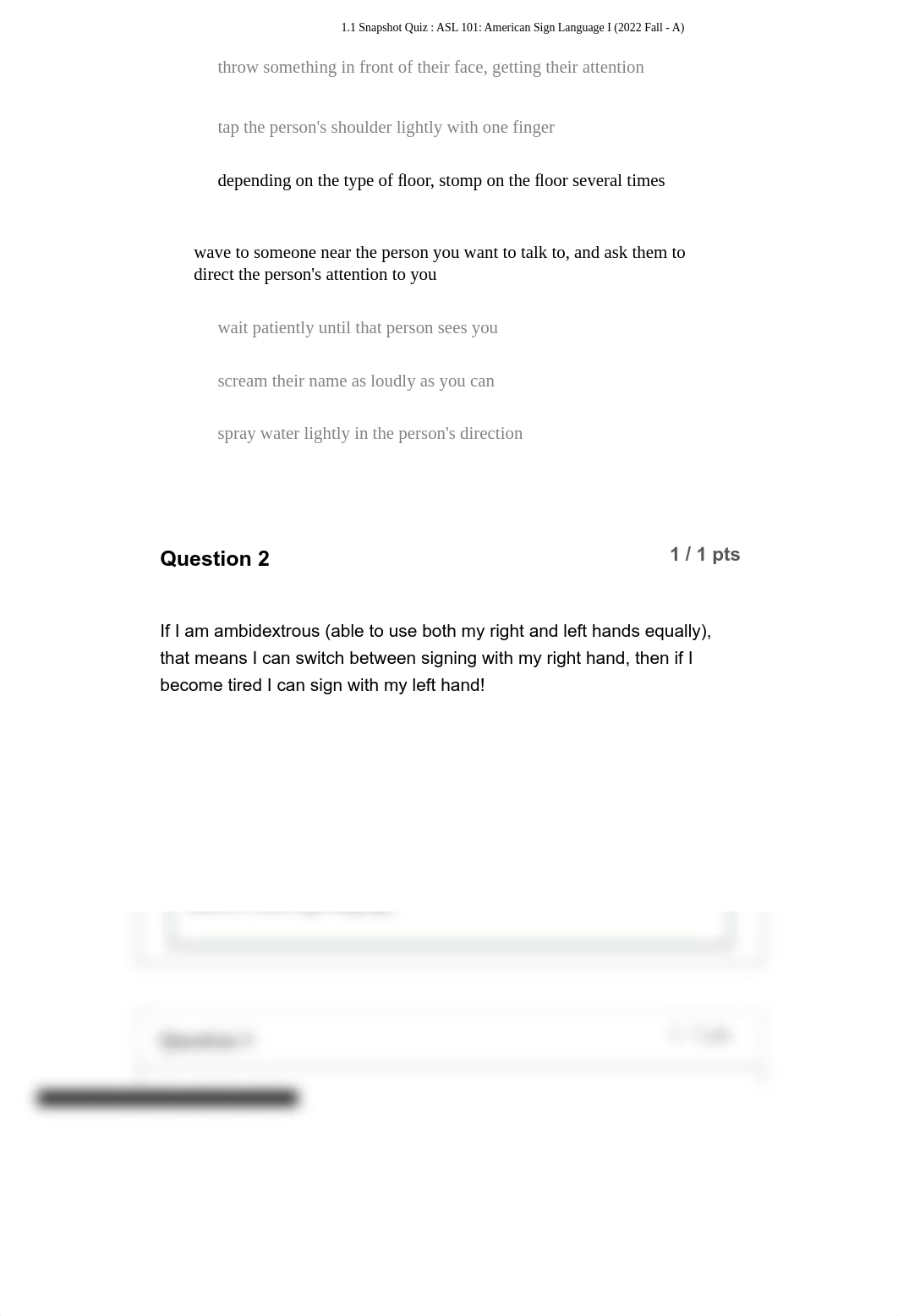 1.1 Snapshot Quiz _ ASL 101_ American Sign Language I (2022 Fall - A).pdf_ddkyde7lx2a_page2