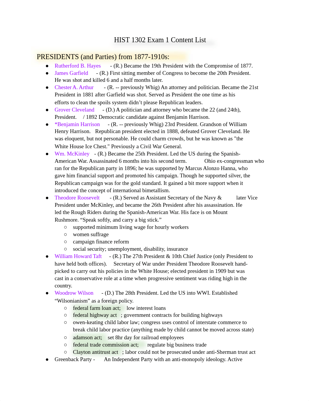 HIST 1302 Exam 1 Content List_ddkz1n2afaw_page1