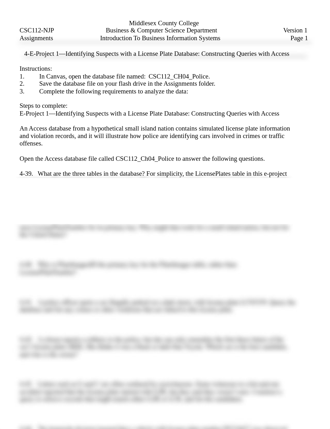 CSC112_4-EProject1Identifying SuspectsWithALicensePlateDatabaseAssignment.doc_ddldj8pcc3y_page1