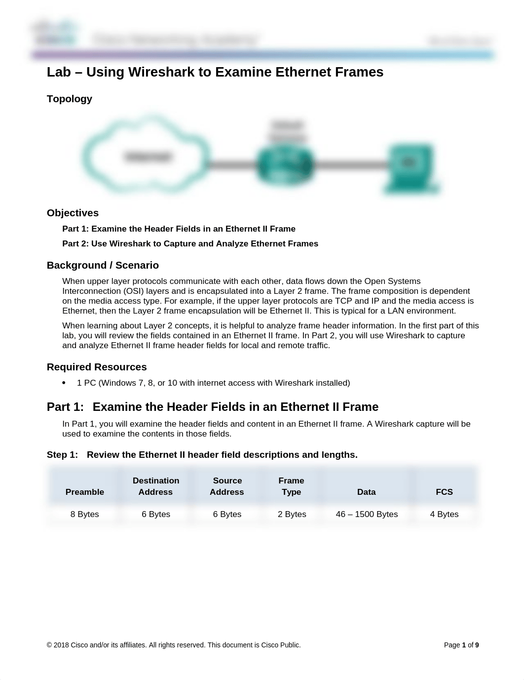 5.1.1.7 Lab - Using Wireshark to Examine Ethernet Frames.docx_ddlhlp6poc4_page1