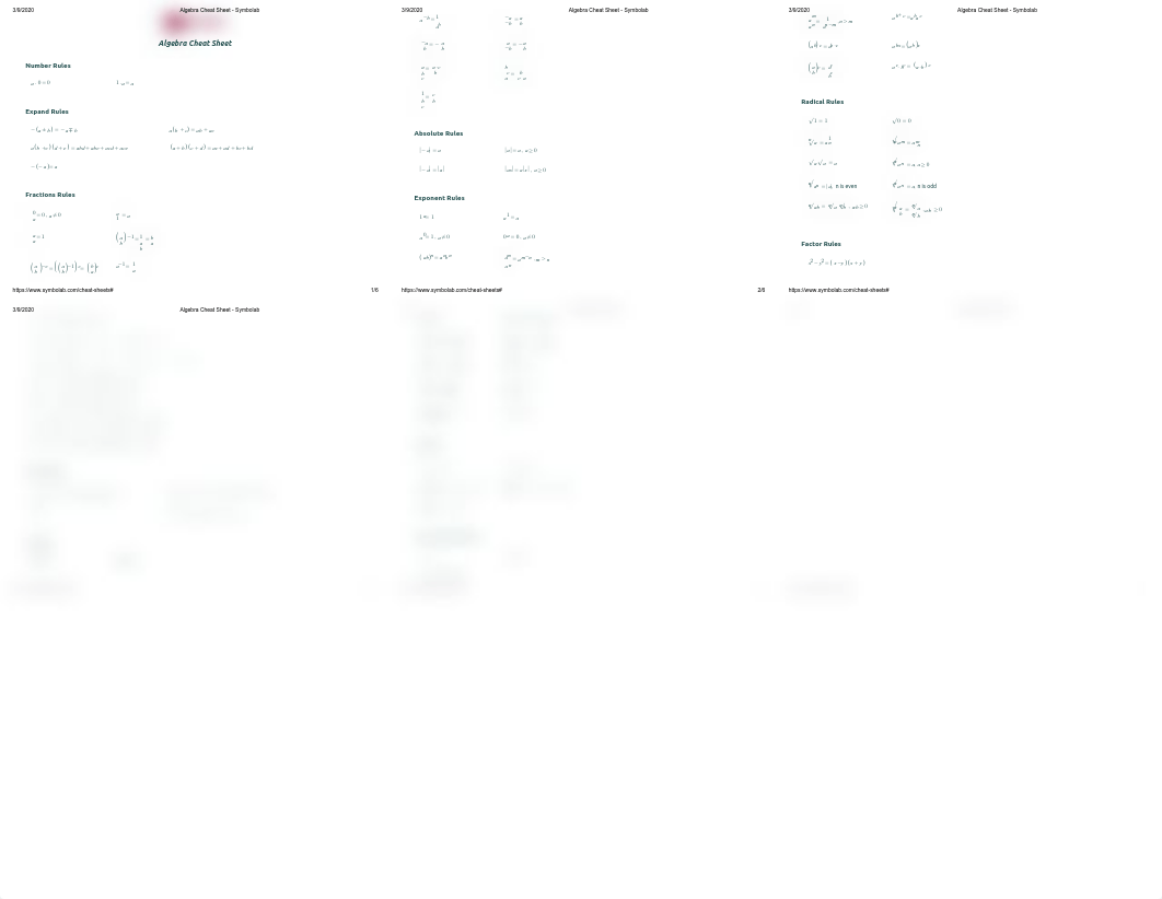 Algebra Cheat Sheet - Symbolab.pdf_ddlmw9c4gj8_page1