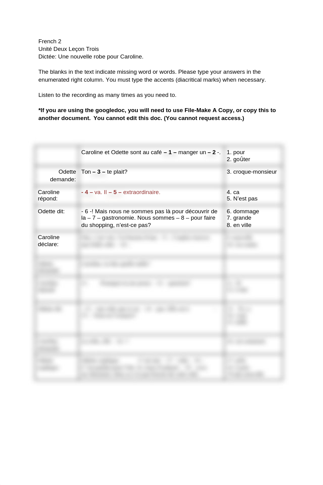 Copy of French 2 Unite 2 Lecon 3 Assignment 2.docx_ddlrf6qo3qb_page1