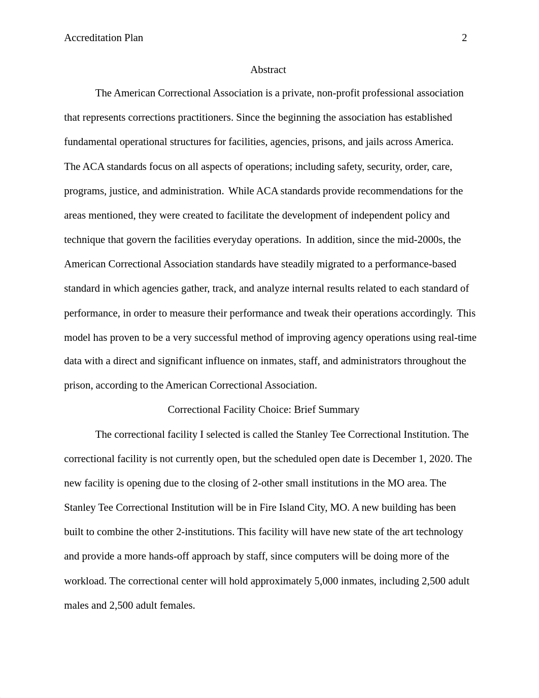 Accreditation Plan for a Correctional Facility-Markquita Baldwim-Final Copy.docx_ddlrlfmvh4g_page2