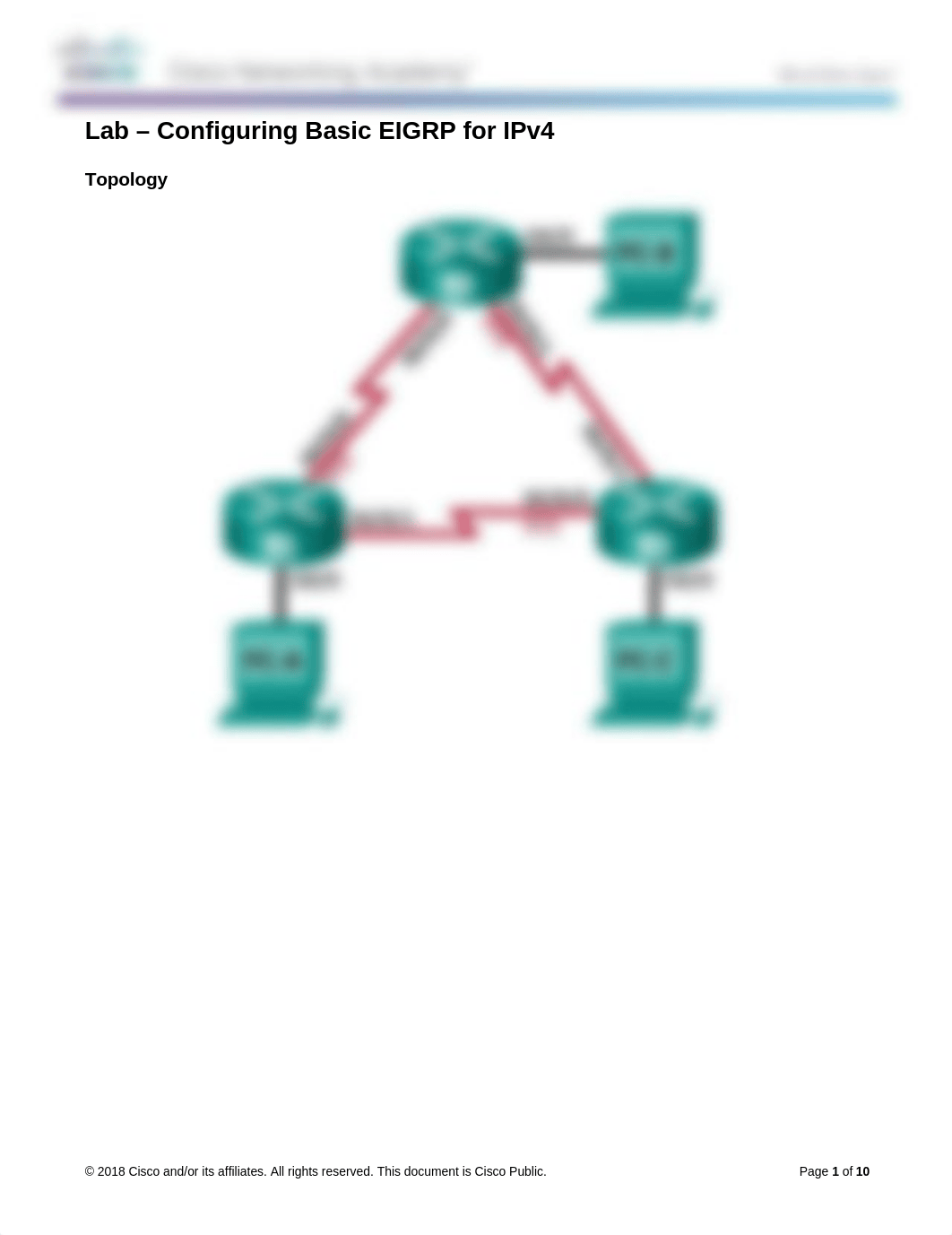 6.2.2.5 Lab - Configuring Basic EIGRP for IPv4.docx_ddlrvker025_page1