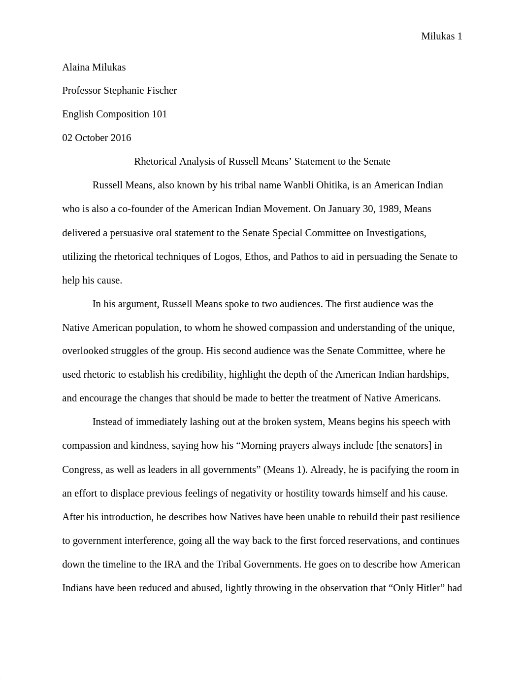 Russell Means' Statement Rhetorical Analysis Final Draft.docx_ddly7ao35yc_page1