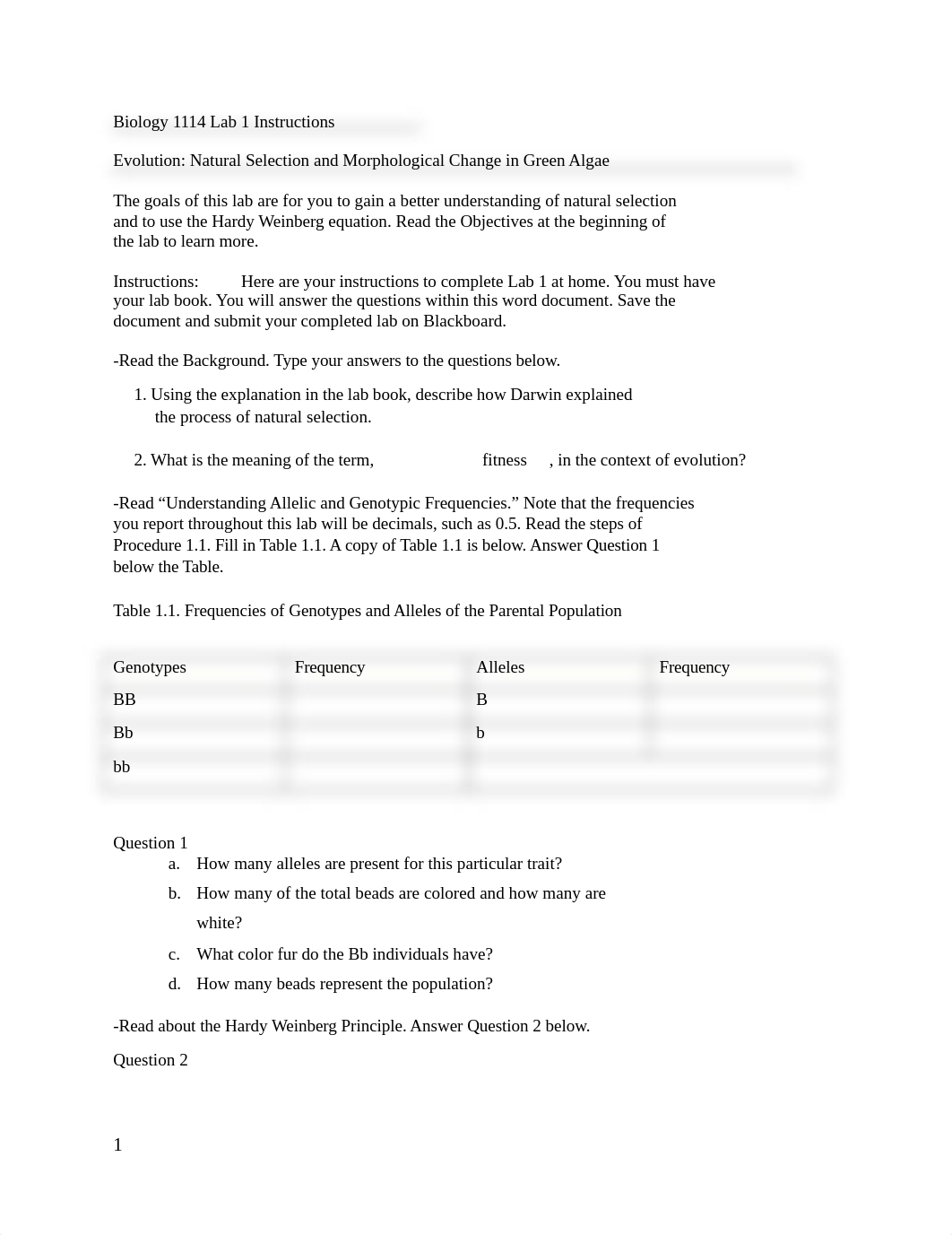 Biology 1114 Lab 1 Natural Selection(1).docx_ddmhzkvwzz8_page1