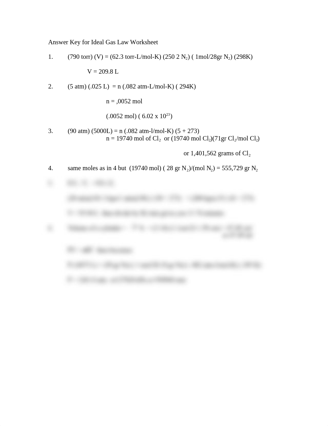 Answer Key for Ideal Gas Law Worksheet Sec 10.3_ddmoqzauijr_page1