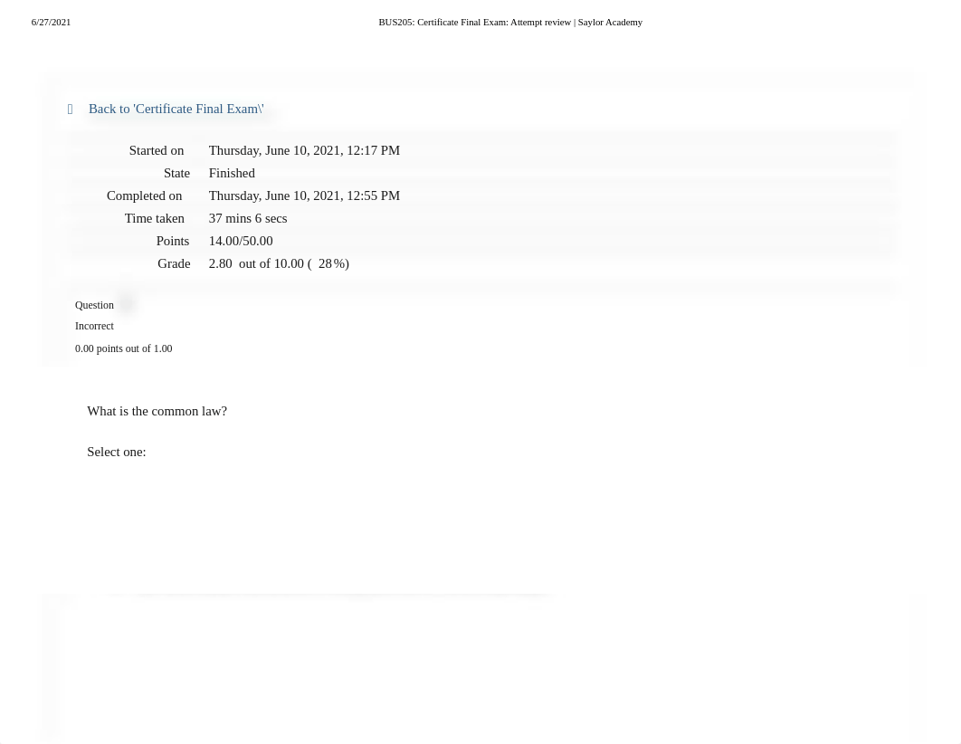 BUS205_ 6Certificate Final Exam_ Attempt review _ Saylor Academy.pdf_ddmzejqrvuh_page1