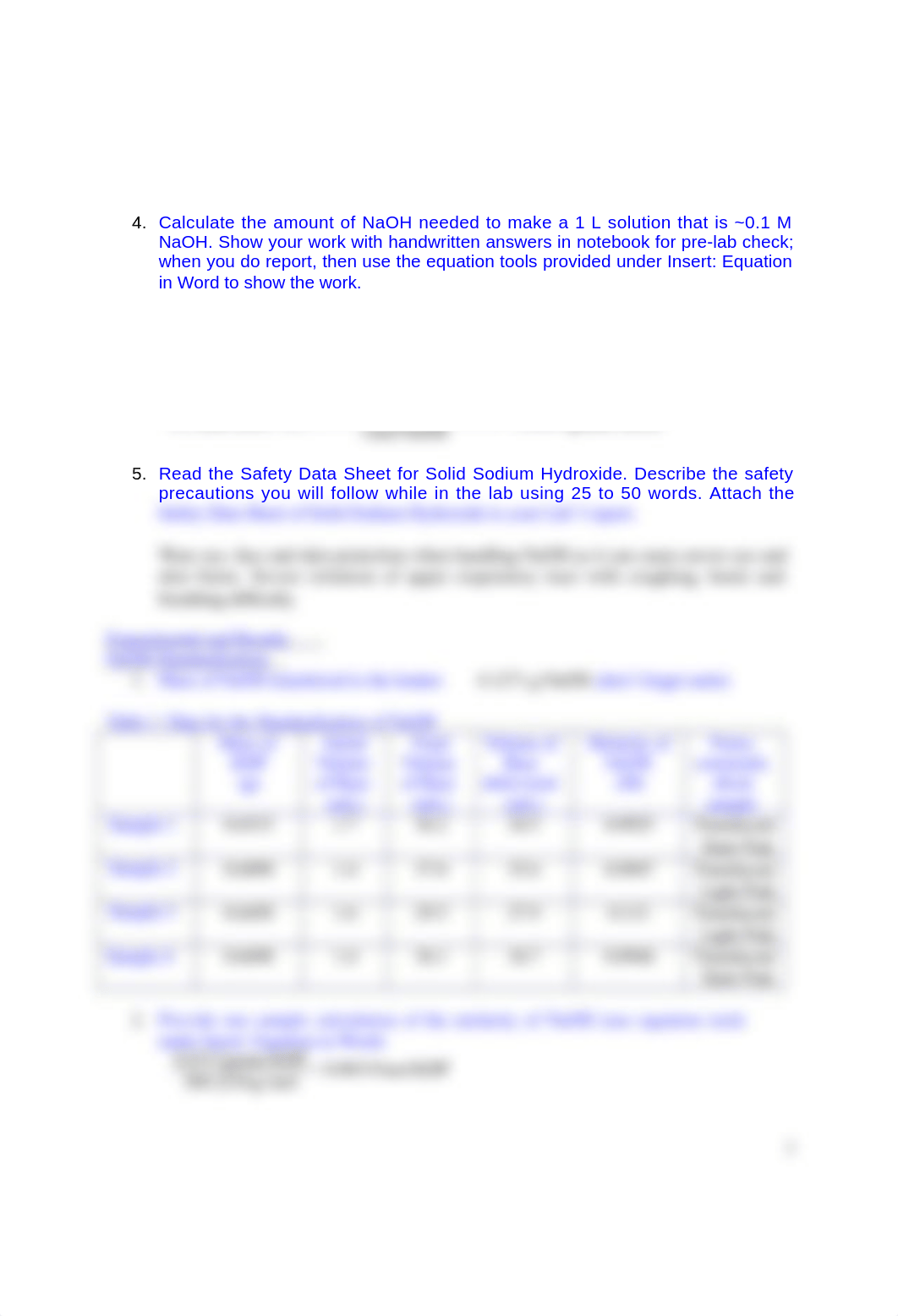 Lab 2 report sheet How much potassium hydrogen phthalate is in this unknown.docx_ddn070cuz0f_page2