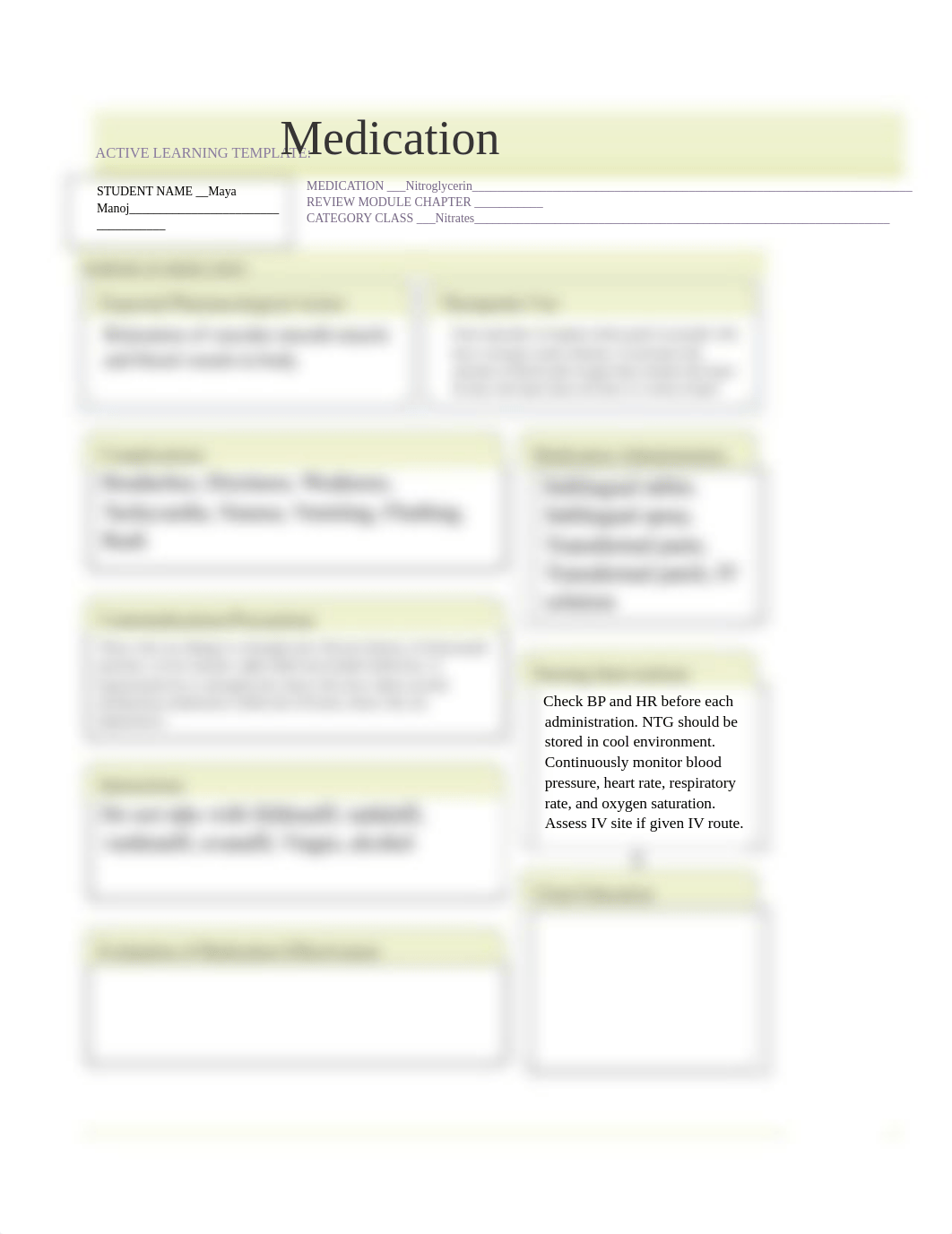 Medication Template for Nitroglycerin.docx_ddnec4i259q_page1