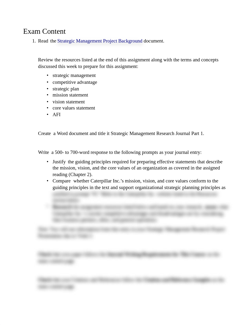 Week 1 assignment Strategic Mgt Project Background.odt_ddnsf2w372y_page1