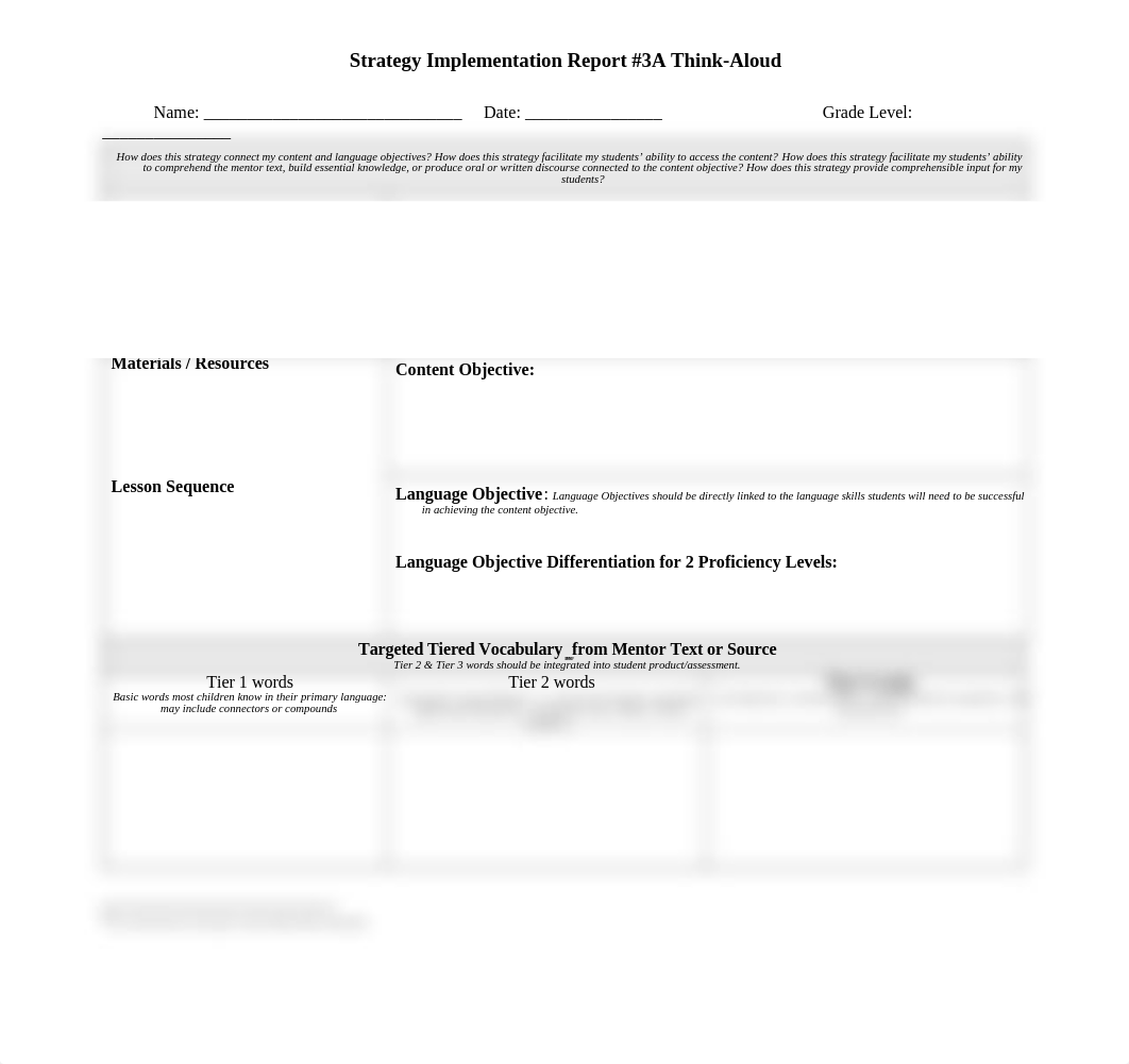 Strategy Implementation Report #3A ThinkAloud No ELL (1).docx_ddnxlhoxvn1_page1