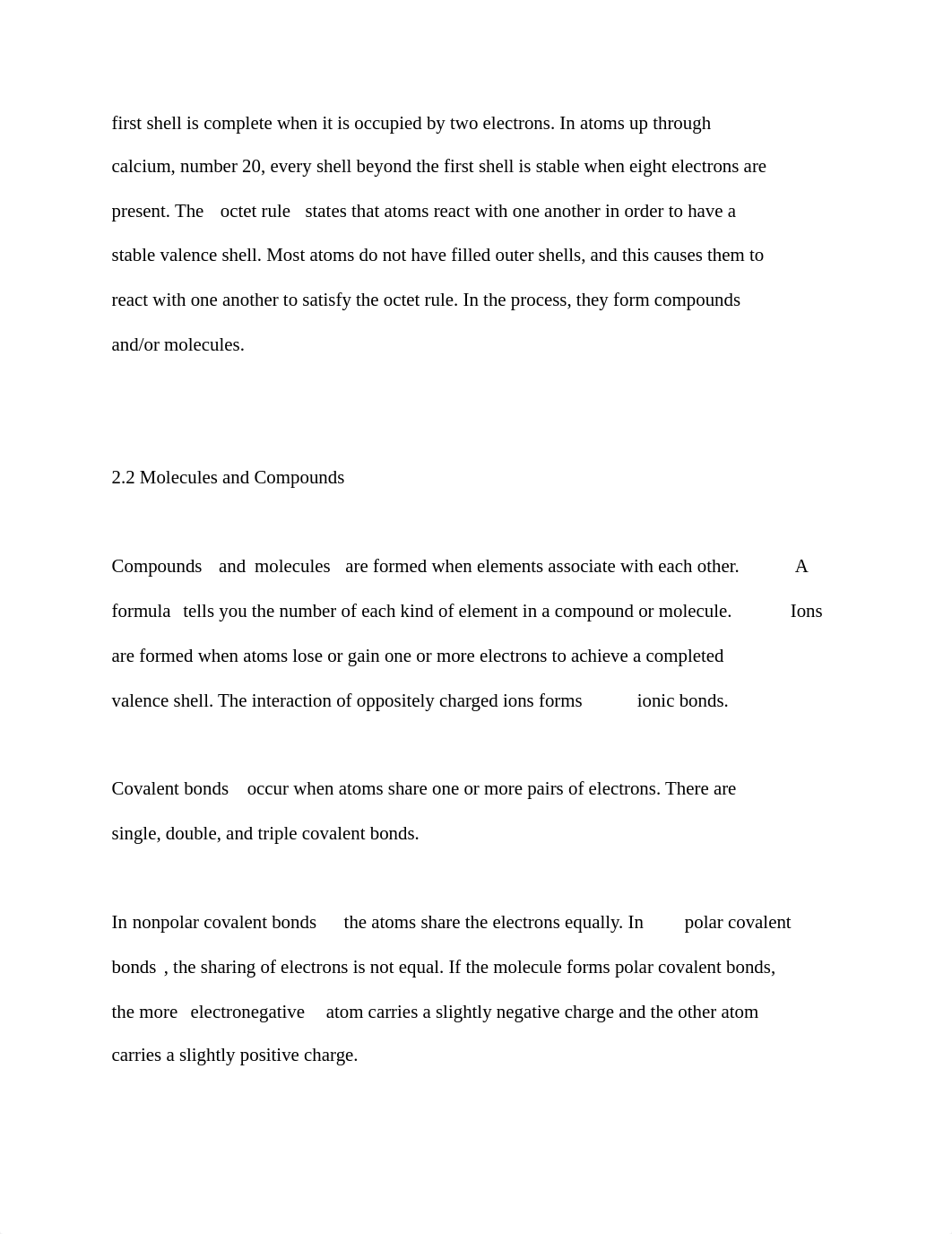 Bio_ Chapter 2_ Basic Chemistry - Summary,Pre-Test, Critical Thinking Exercises (1).pdf_ddokxy9tfdk_page2