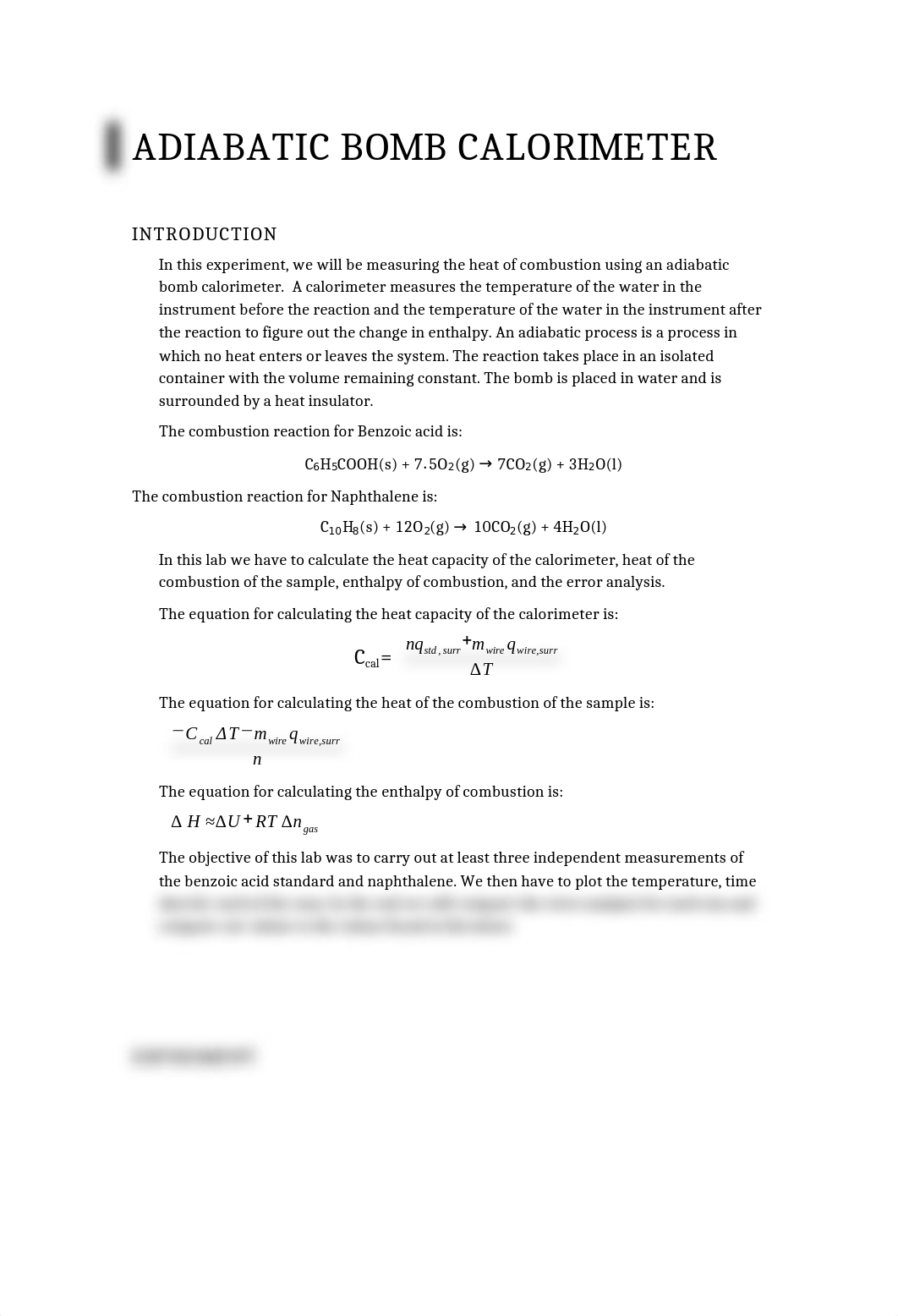 Adiabatic Bomb Calorimeter Lab Report Final.docx_ddonundjoyx_page1