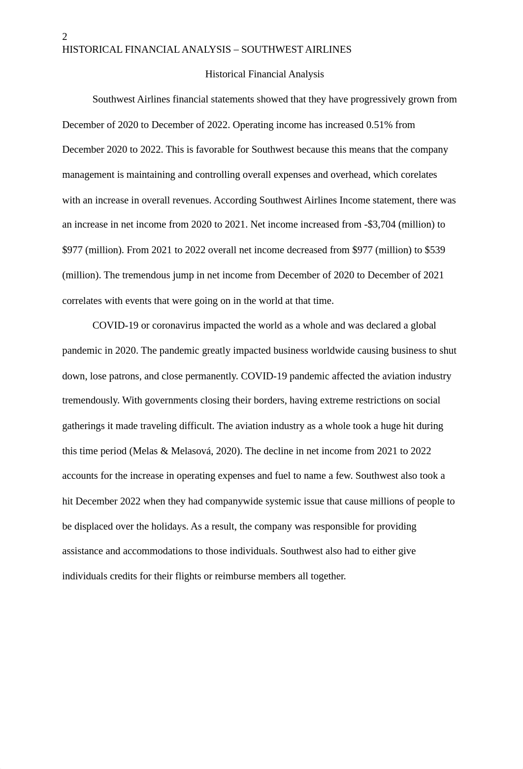 Historical Financial Analysis - Southwest Airlines.docx_ddoxh9o4fra_page2