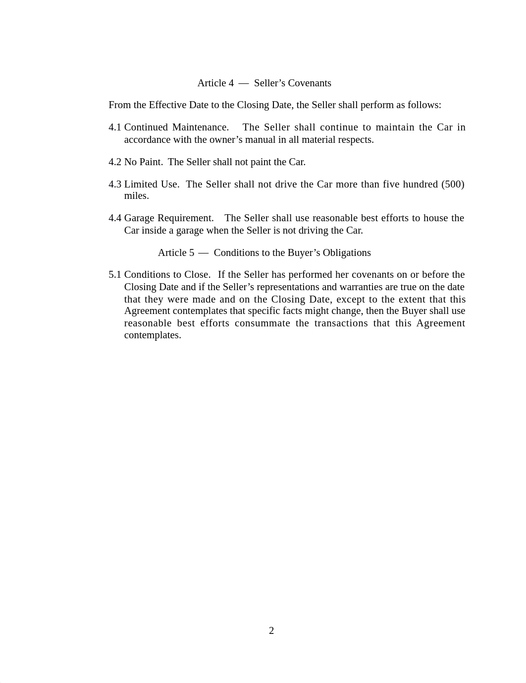 Redraft of Exerise 5-1 - Car Purchase Agreement.docx_ddoyq81sgvs_page2