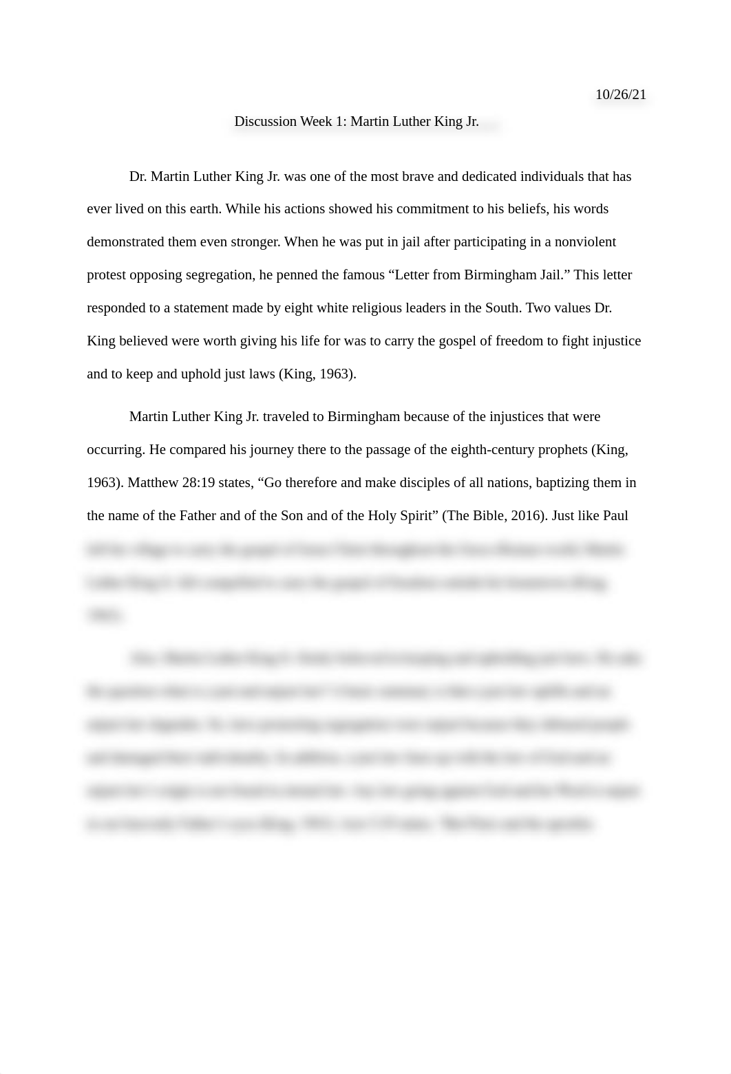 Discussion Week 1 Martin Luther King Jr.docx_ddoz3d391zd_page1