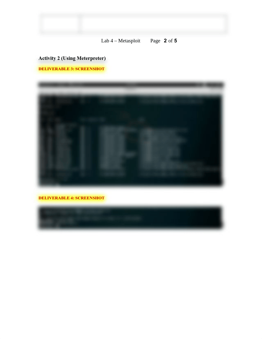 Rejanë Kastrati - Lab 4 - Using Metasploit - Info Assurance and Security.pdf_ddp89p5gpxv_page2