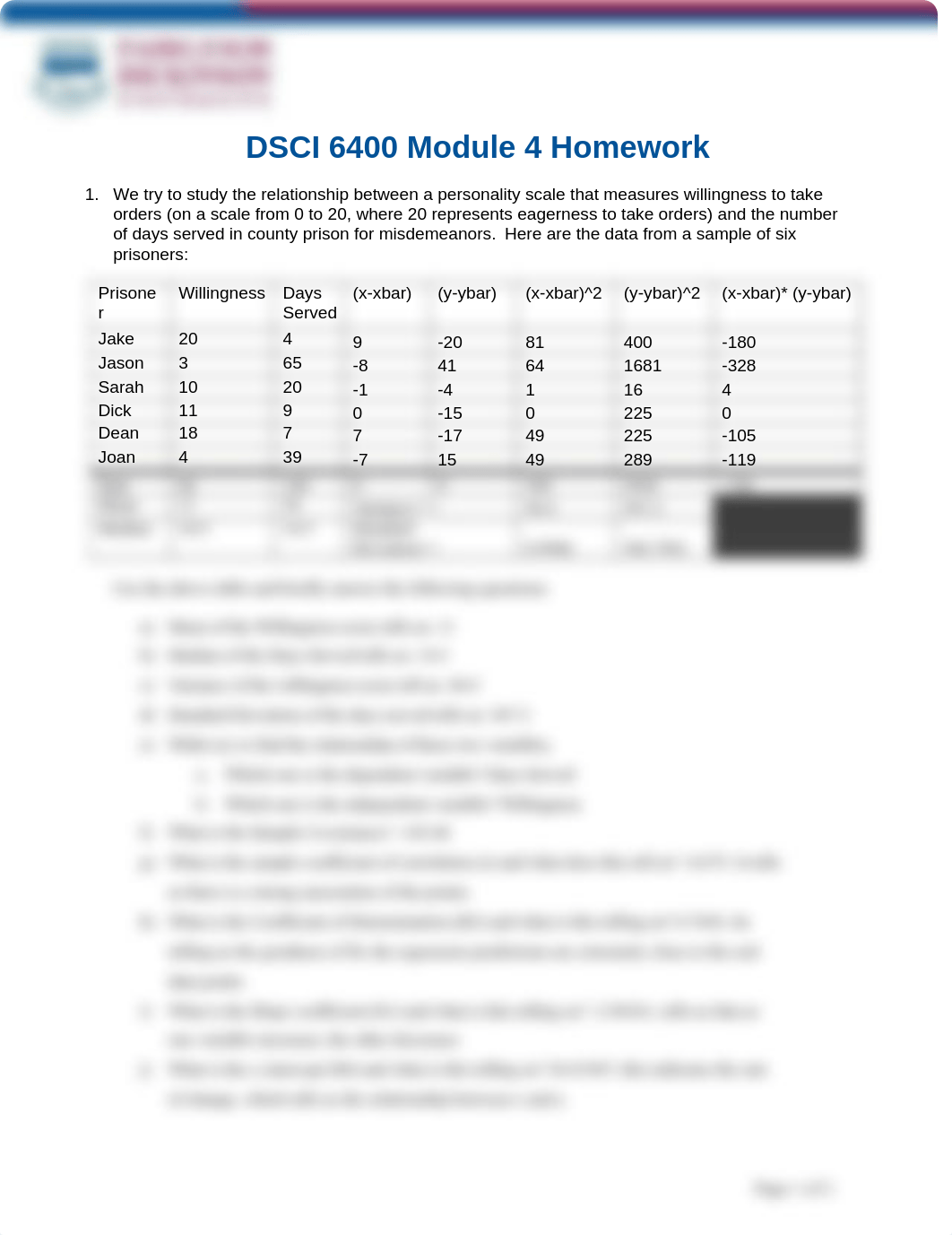 DSCI 6400 Module 4 Homework.docx_ddpdoug69xh_page1