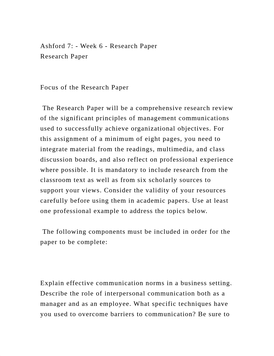 Ashford 7 - Week 6 - Research PaperResearch Paper Focus of .docx_ddpgamy9n8d_page2