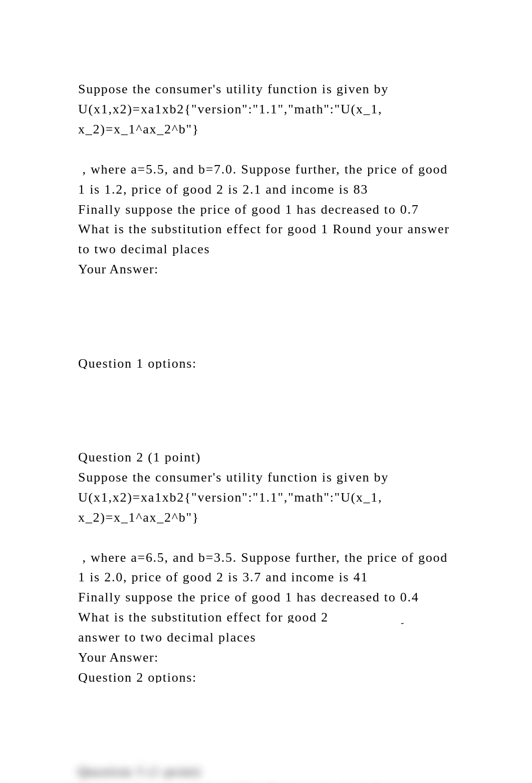 Suppose the consumers utility function is given byU(x1,x2)=xa1xb2.docx_ddpm2x9jzx5_page2