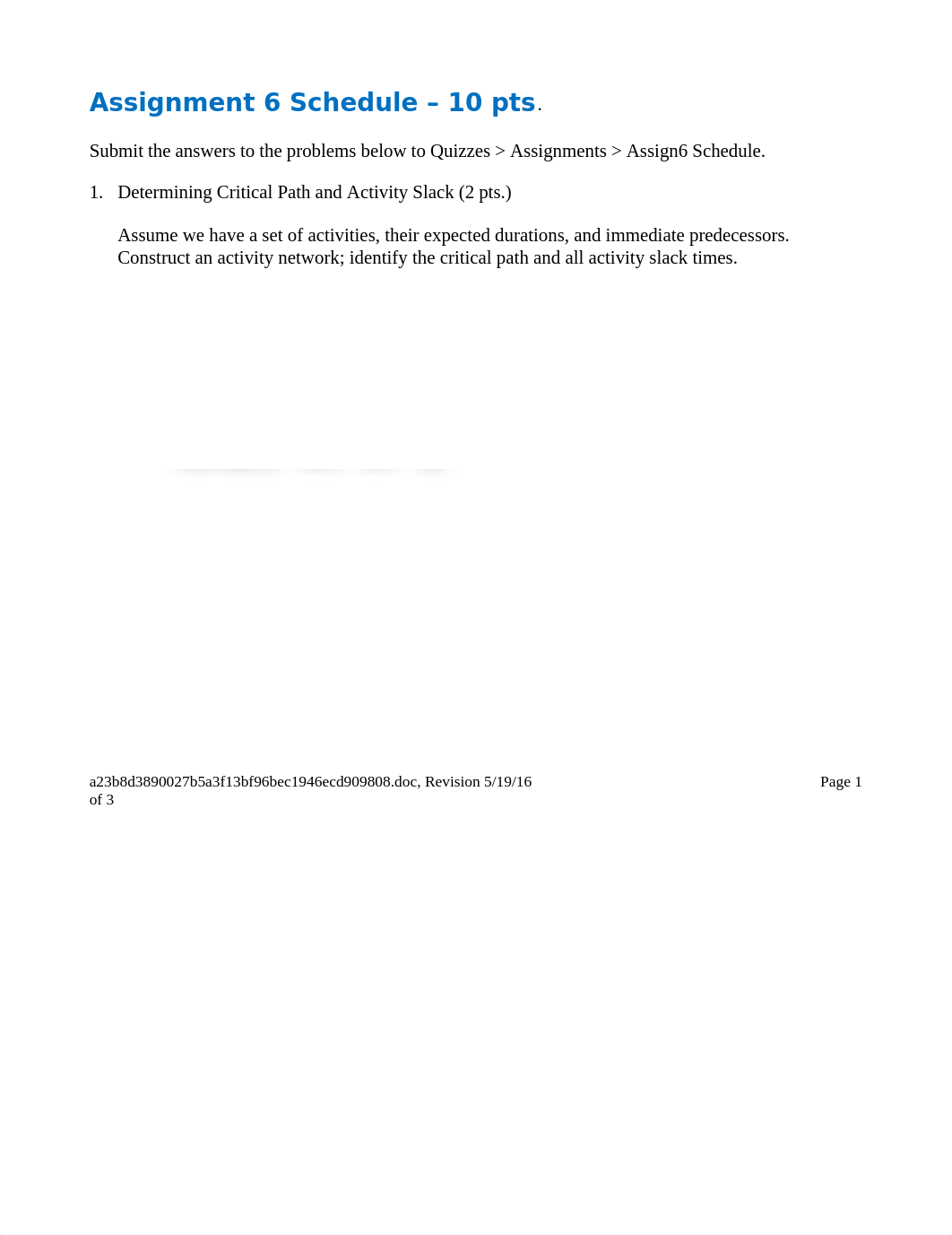 Assign6 Schedule_ddpshup7g32_page1